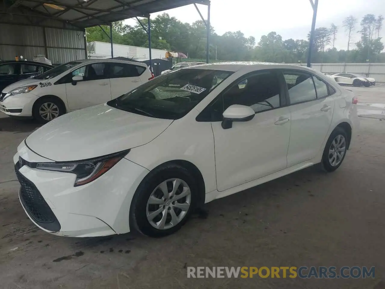 1 Фотография поврежденного автомобиля JTDEPRAE4LJ117059 TOYOTA COROLLA 2020