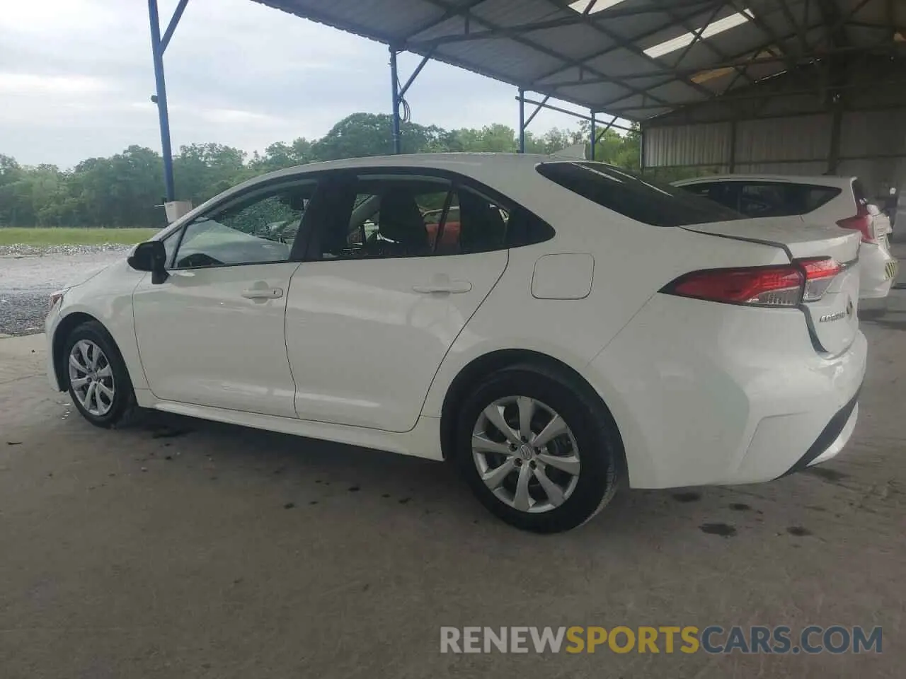2 Фотография поврежденного автомобиля JTDEPRAE4LJ117059 TOYOTA COROLLA 2020