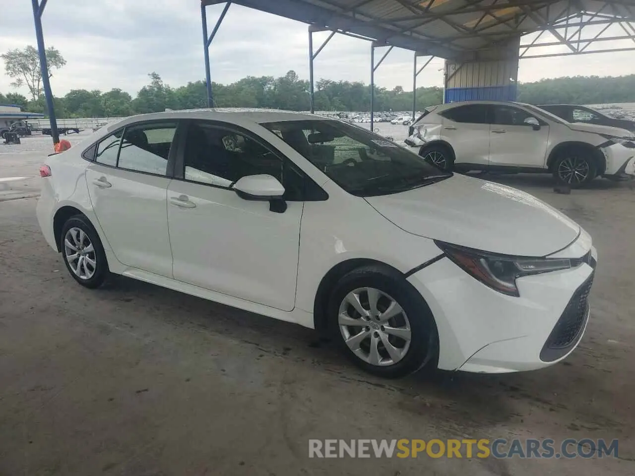 4 Фотография поврежденного автомобиля JTDEPRAE4LJ117059 TOYOTA COROLLA 2020