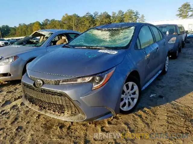 2 Фотография поврежденного автомобиля JTDEPRAE5LJ002325 TOYOTA COROLLA 2020