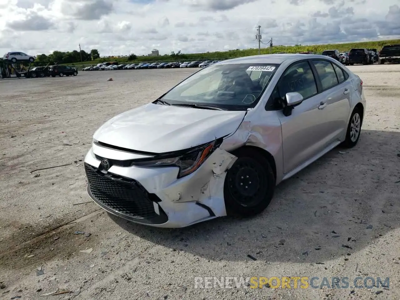 9 Photograph of a damaged car JTDEPRAE5LJ006987 TOYOTA COROLLA 2020
