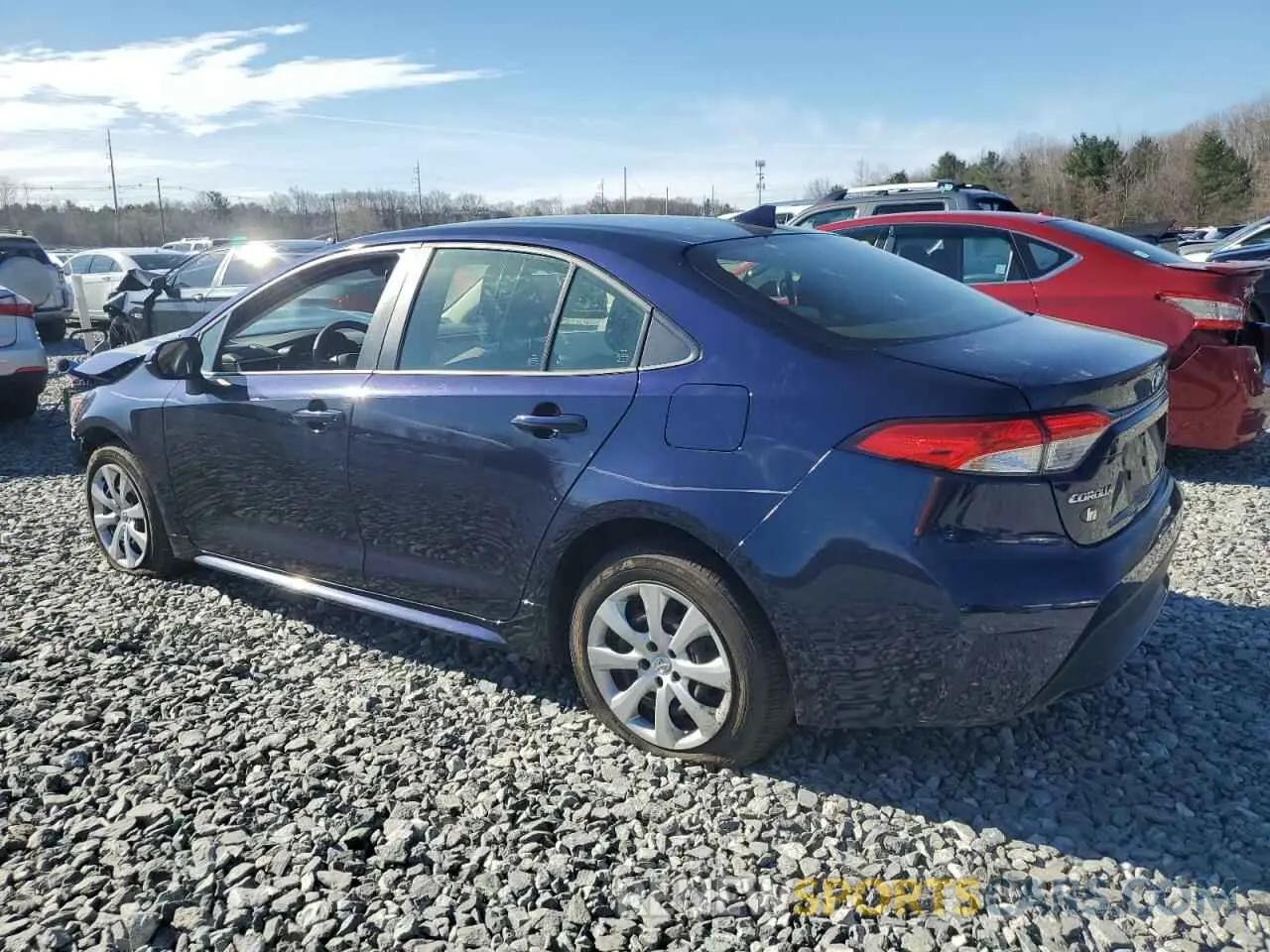 2 Фотография поврежденного автомобиля JTDEPRAE5LJ007086 TOYOTA COROLLA 2020