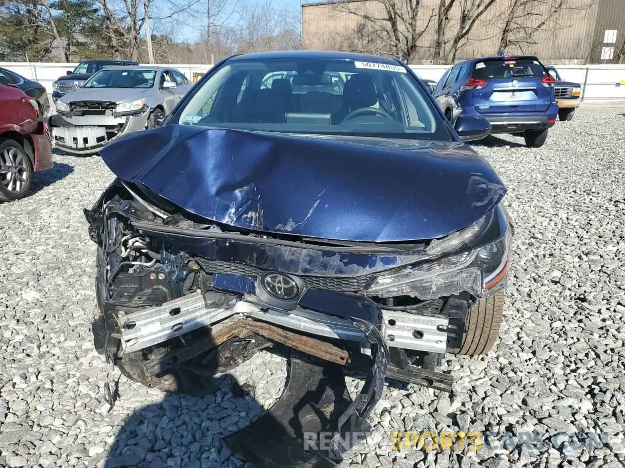 5 Фотография поврежденного автомобиля JTDEPRAE5LJ007086 TOYOTA COROLLA 2020