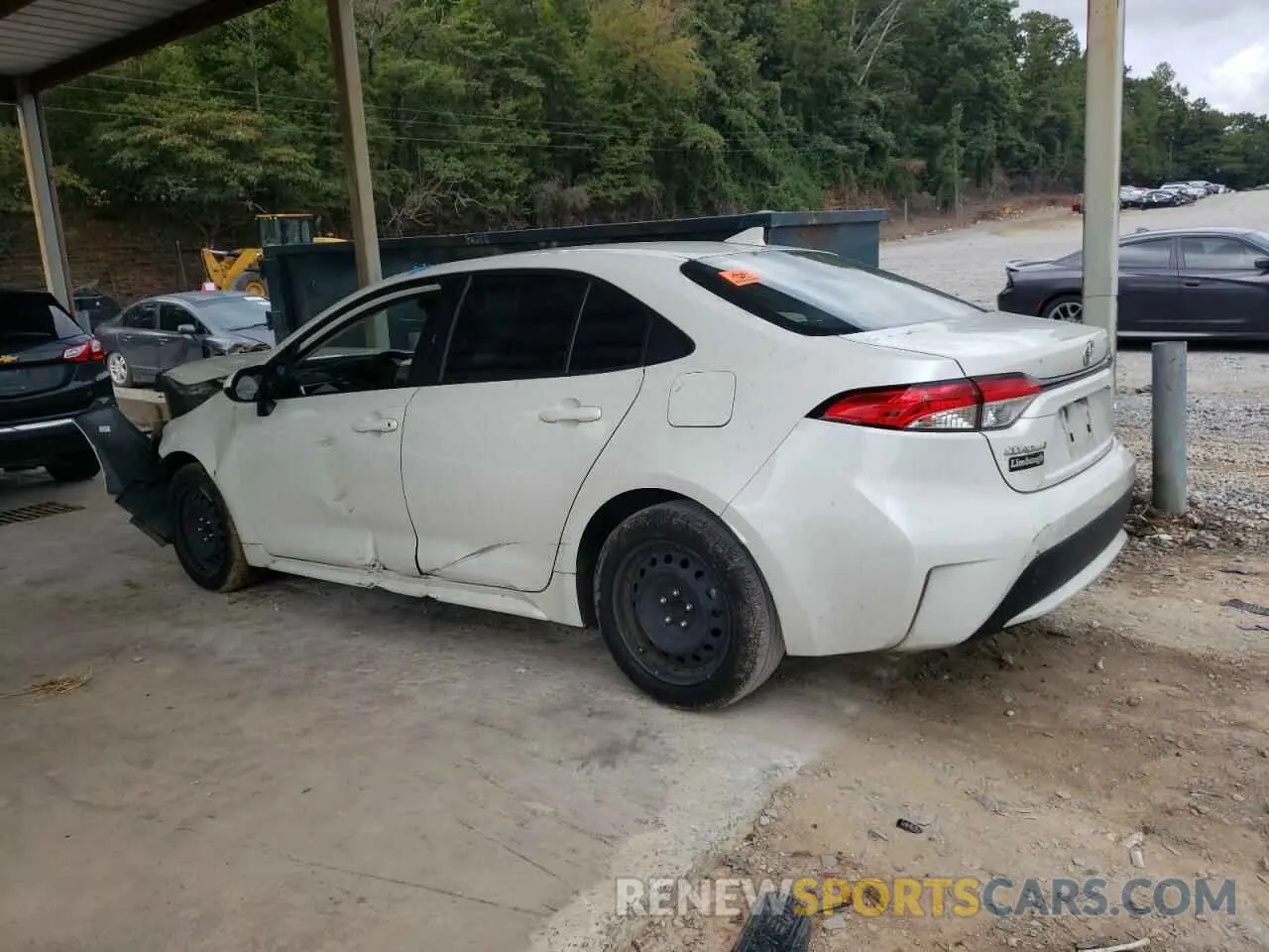 2 Фотография поврежденного автомобиля JTDEPRAE5LJ007279 TOYOTA COROLLA 2020