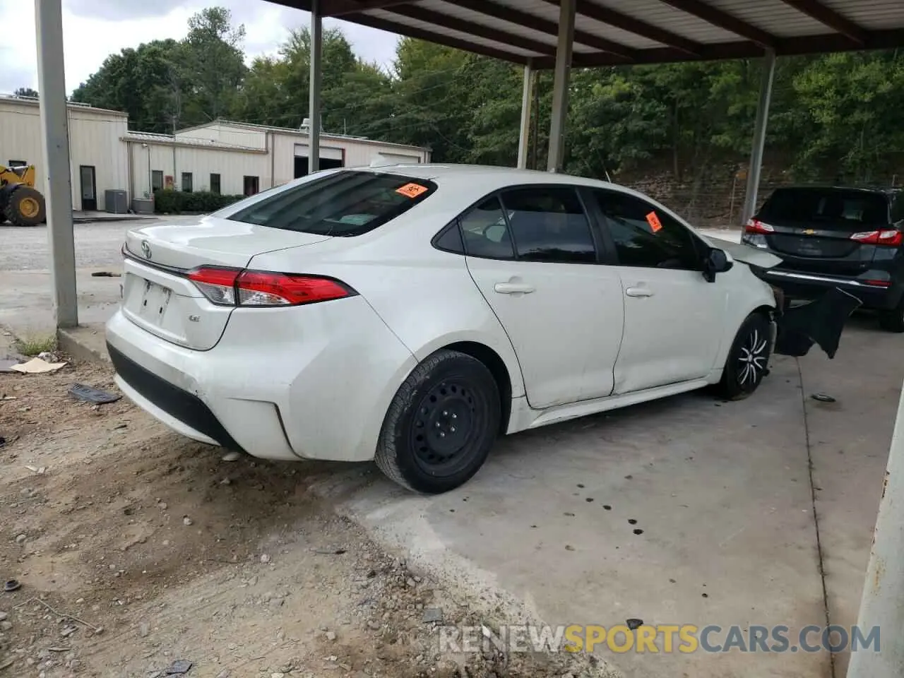 3 Фотография поврежденного автомобиля JTDEPRAE5LJ007279 TOYOTA COROLLA 2020