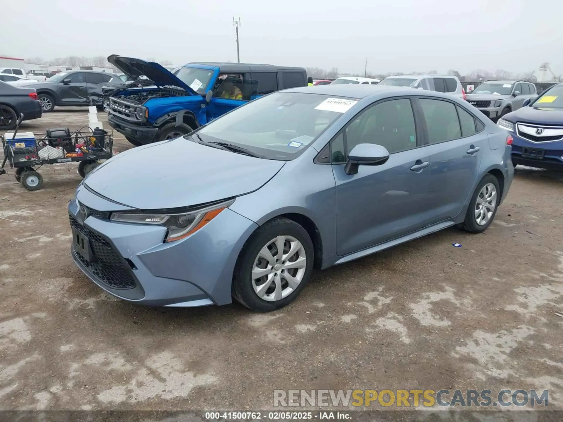 2 Photograph of a damaged car JTDEPRAE5LJ010828 TOYOTA COROLLA 2020