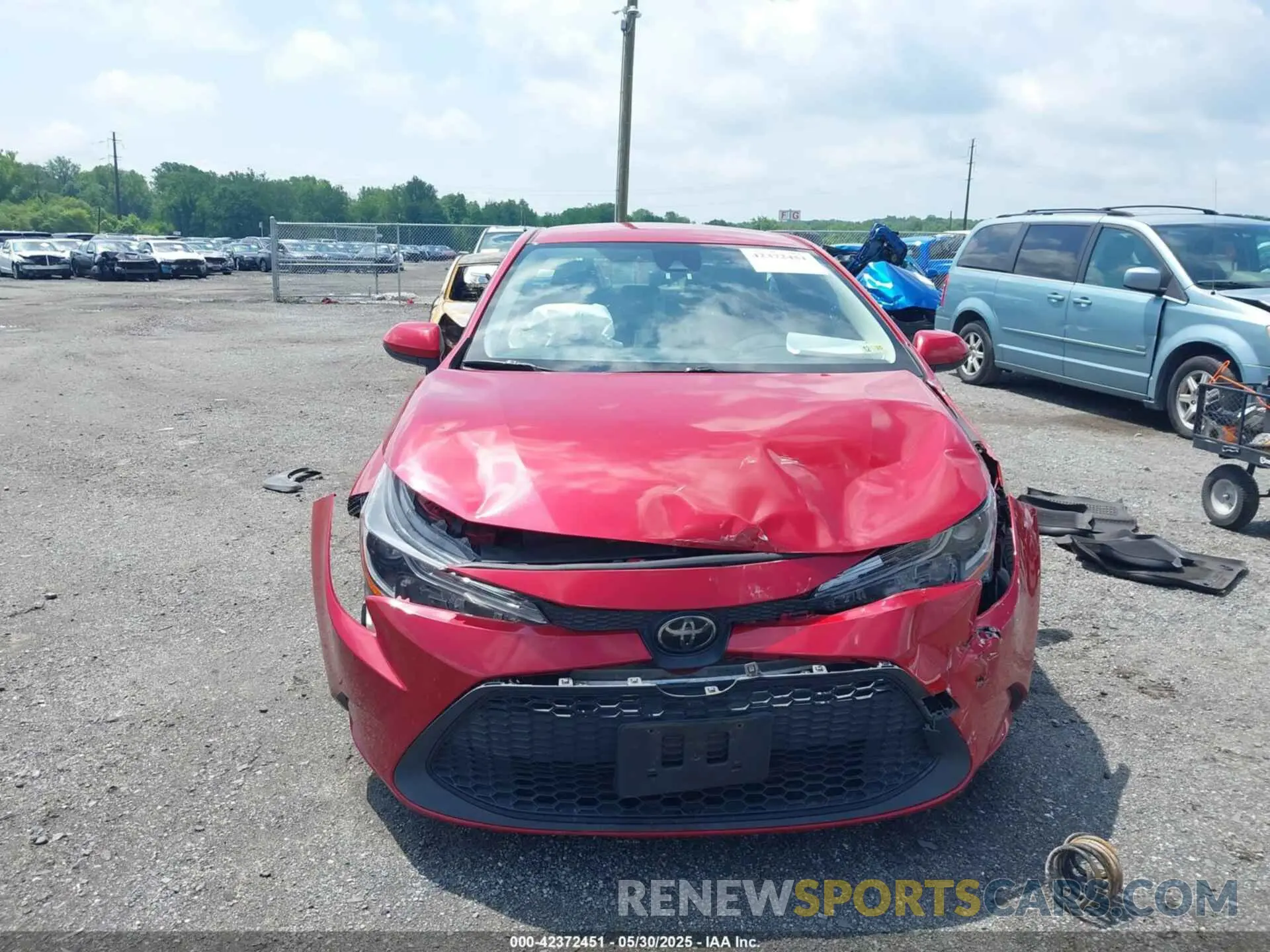 12 Фотография поврежденного автомобиля JTDEPRAE5LJ011820 TOYOTA COROLLA 2020