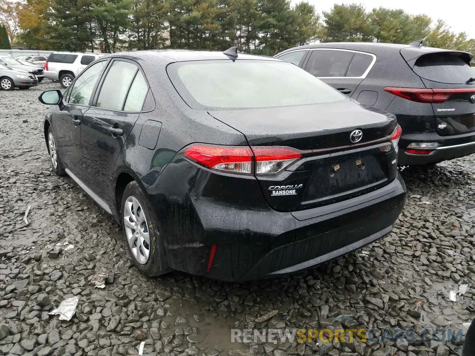 3 Photograph of a damaged car JTDEPRAE5LJ012417 TOYOTA COROLLA 2020