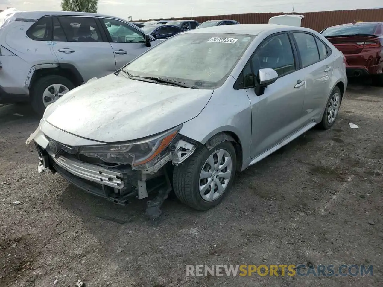 1 Фотография поврежденного автомобиля JTDEPRAE5LJ014054 TOYOTA COROLLA 2020