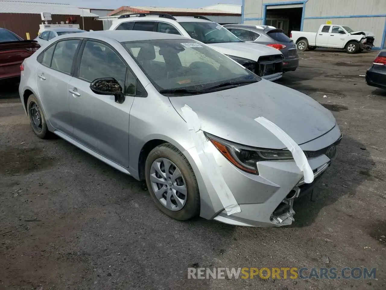 4 Фотография поврежденного автомобиля JTDEPRAE5LJ014054 TOYOTA COROLLA 2020