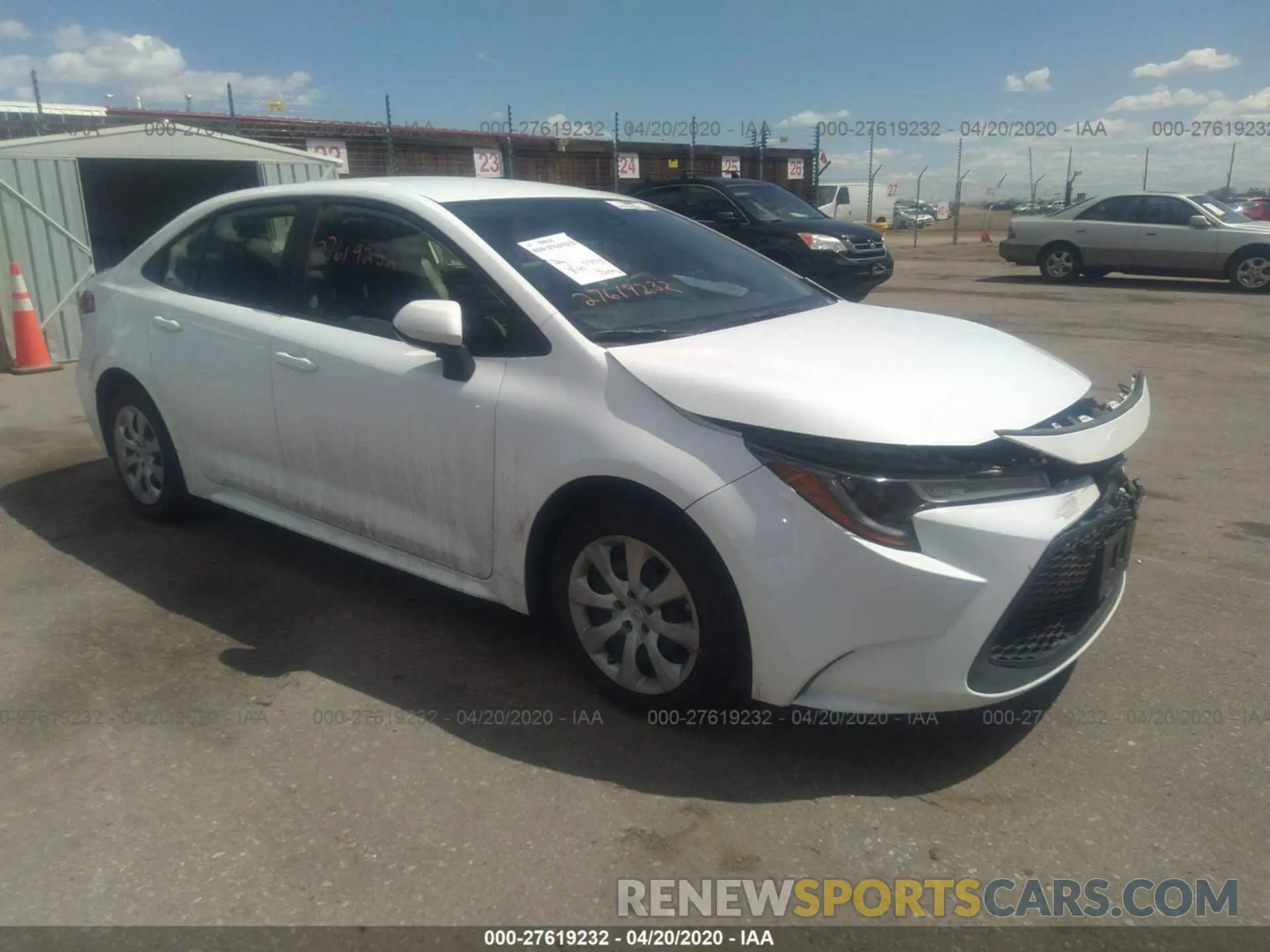 1 Photograph of a damaged car JTDEPRAE5LJ019724 TOYOTA COROLLA 2020