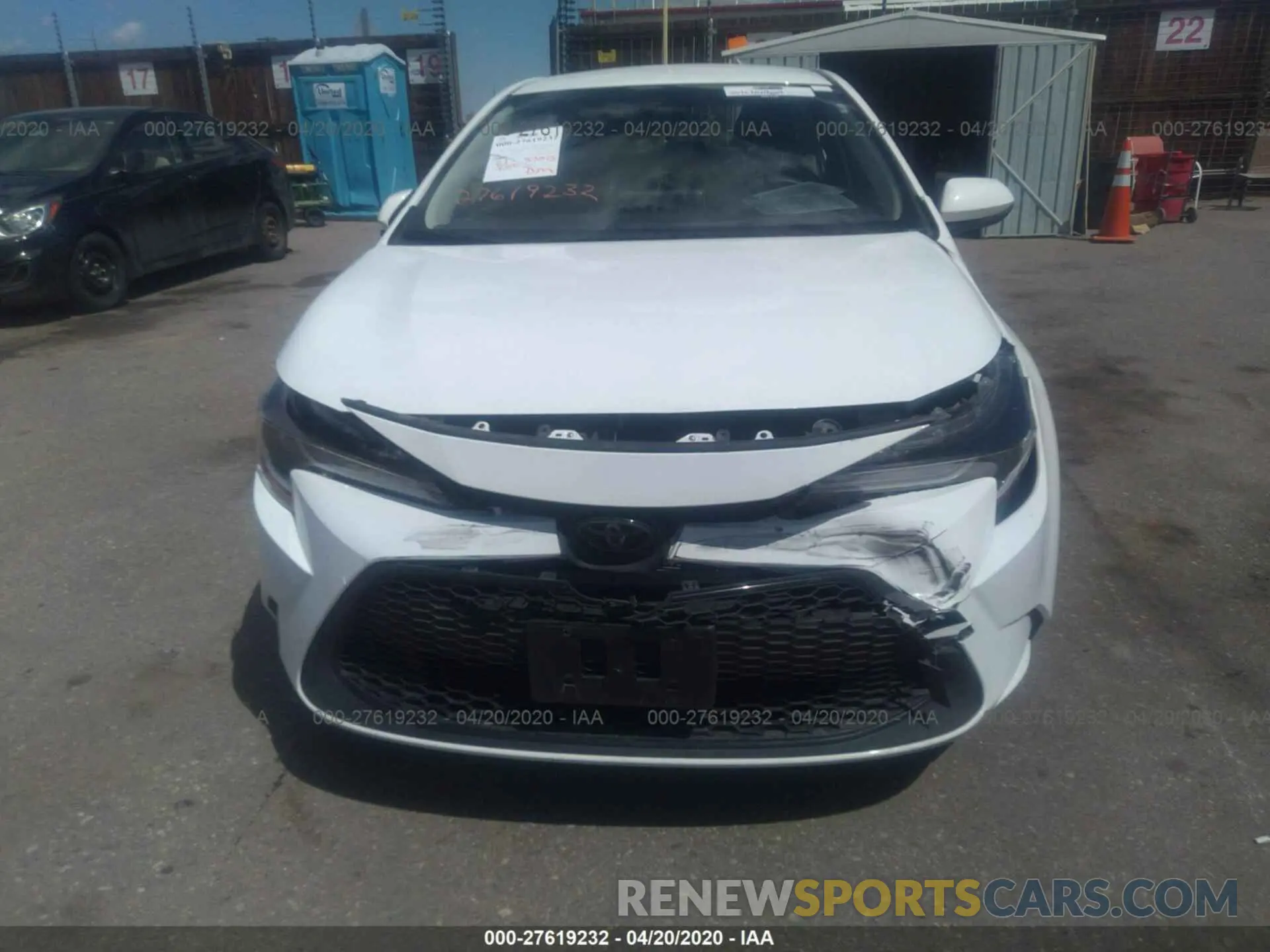 6 Photograph of a damaged car JTDEPRAE5LJ019724 TOYOTA COROLLA 2020