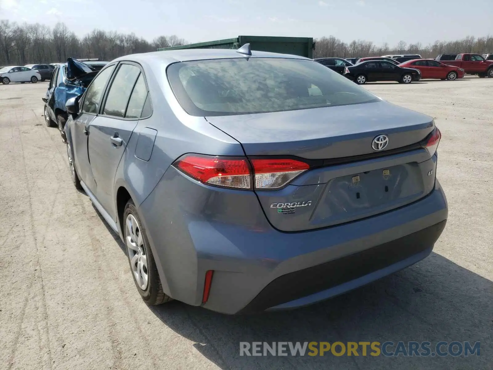 3 Photograph of a damaged car JTDEPRAE5LJ025331 TOYOTA COROLLA 2020