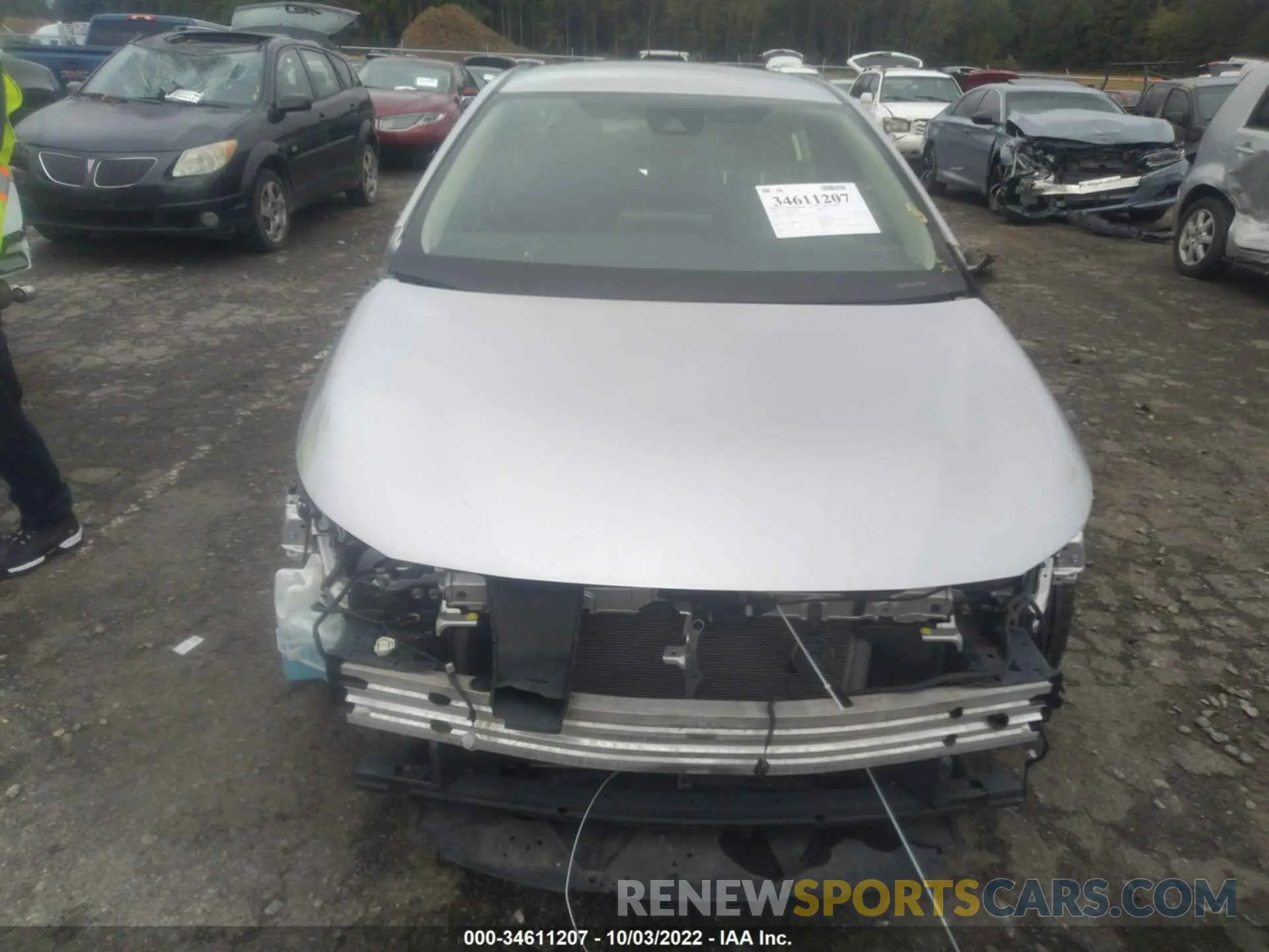 6 Фотография поврежденного автомобиля JTDEPRAE5LJ031064 TOYOTA COROLLA 2020