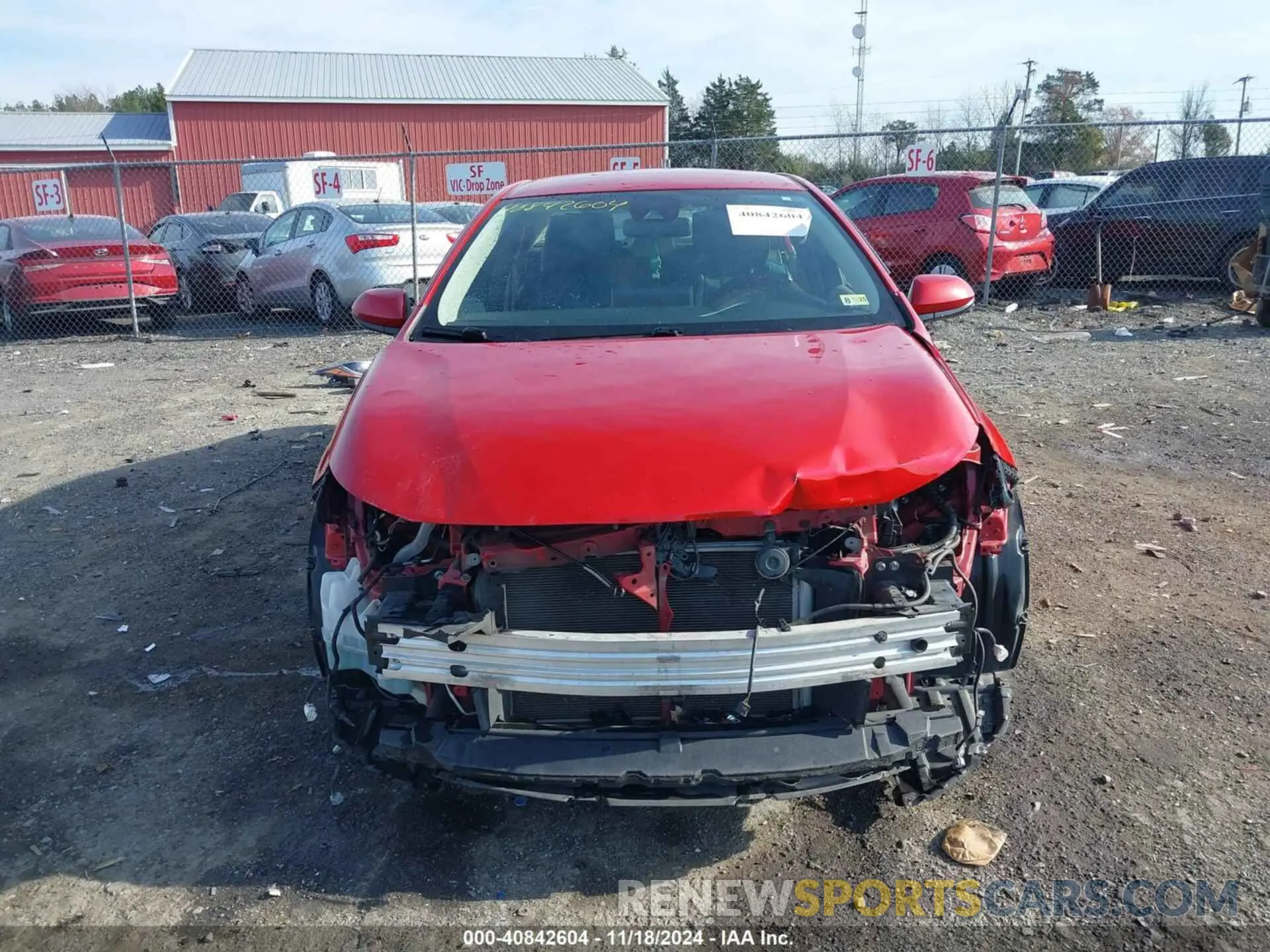 13 Photograph of a damaged car JTDEPRAE5LJ034059 TOYOTA COROLLA 2020