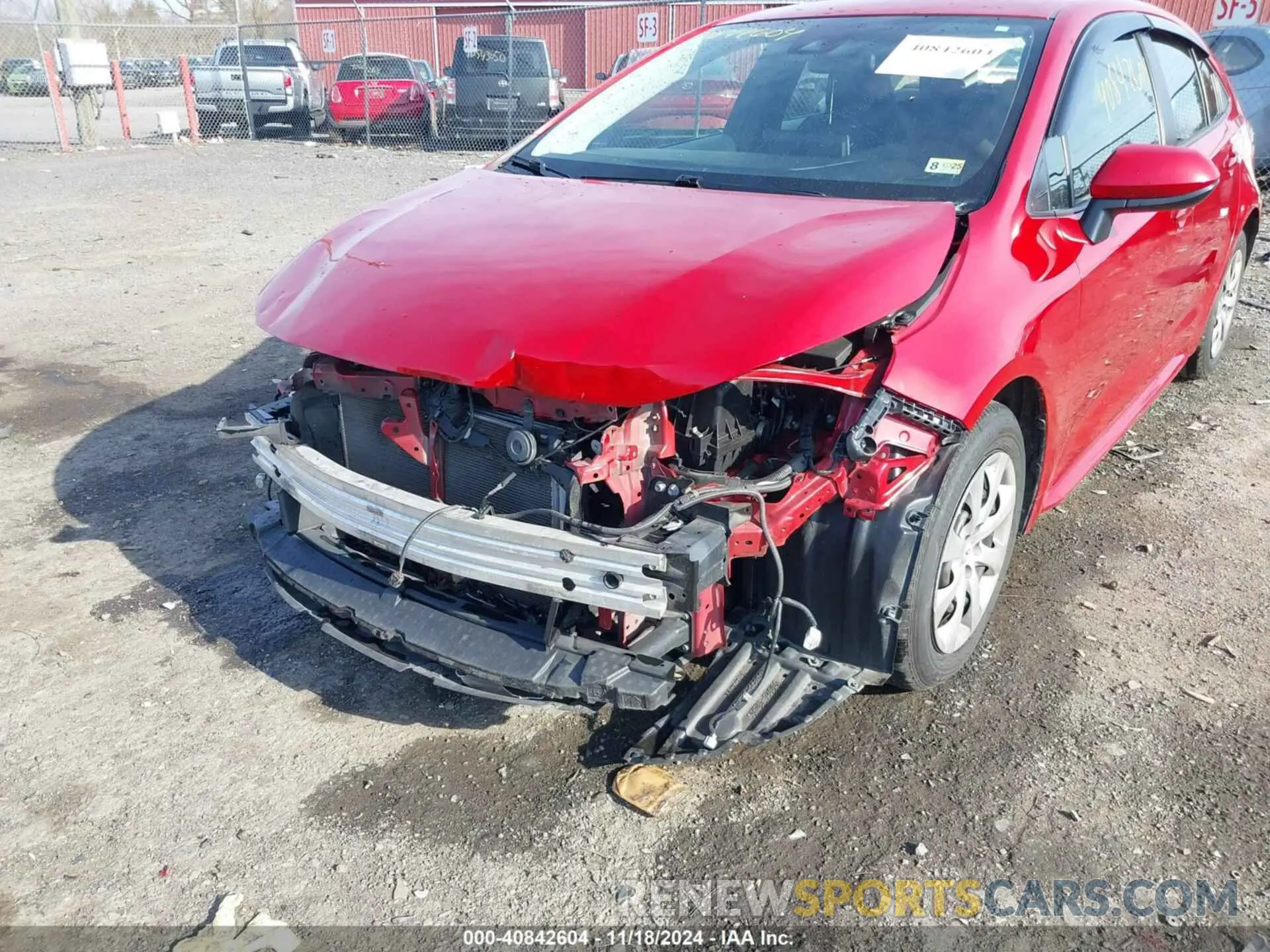 6 Photograph of a damaged car JTDEPRAE5LJ034059 TOYOTA COROLLA 2020