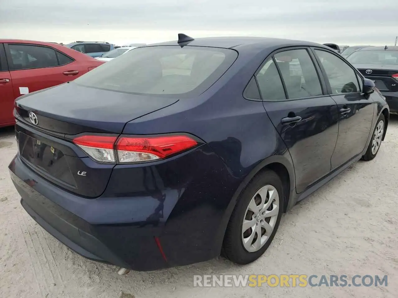 3 Photograph of a damaged car JTDEPRAE5LJ041089 TOYOTA COROLLA 2020