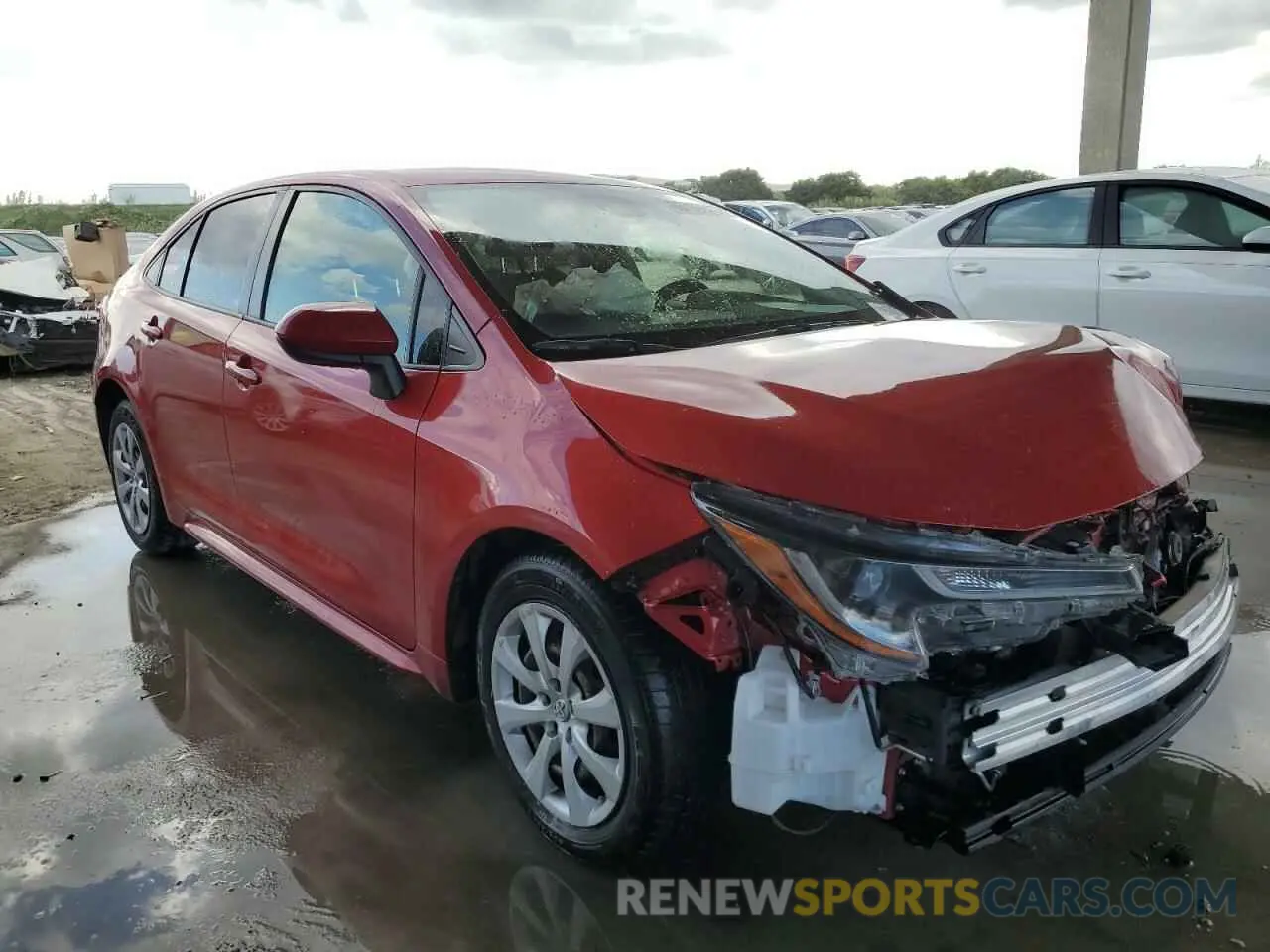 1 Фотография поврежденного автомобиля JTDEPRAE5LJ042355 TOYOTA COROLLA 2020