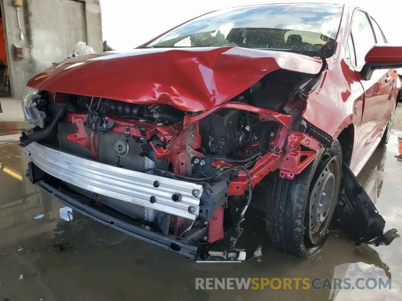 9 Фотография поврежденного автомобиля JTDEPRAE5LJ042355 TOYOTA COROLLA 2020