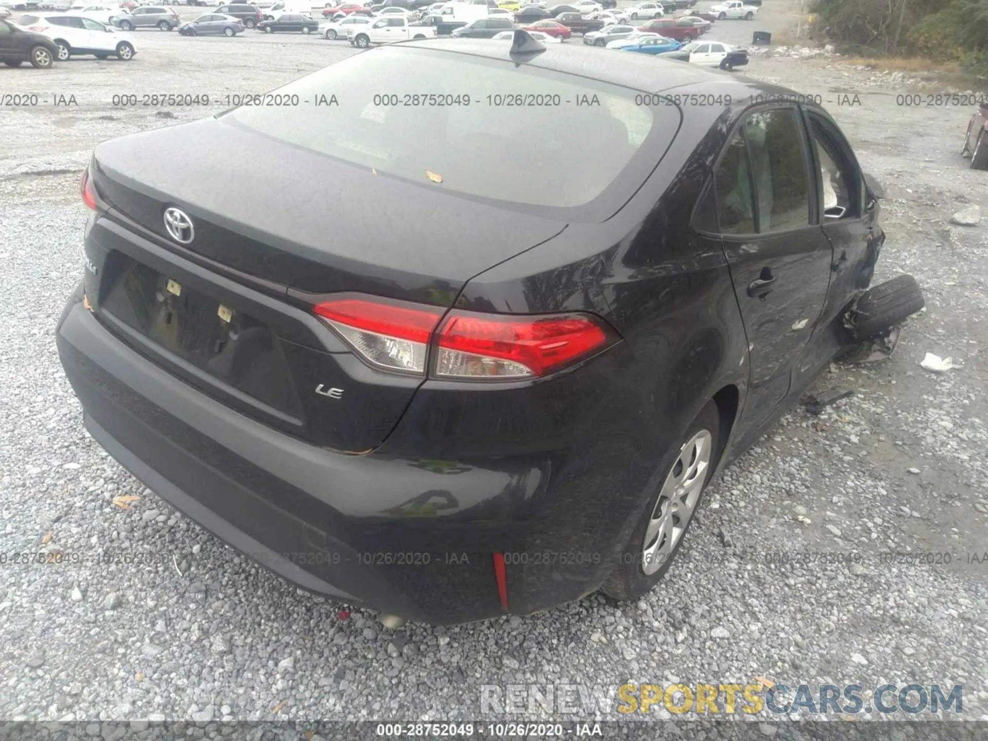 4 Photograph of a damaged car JTDEPRAE5LJ042808 TOYOTA COROLLA 2020