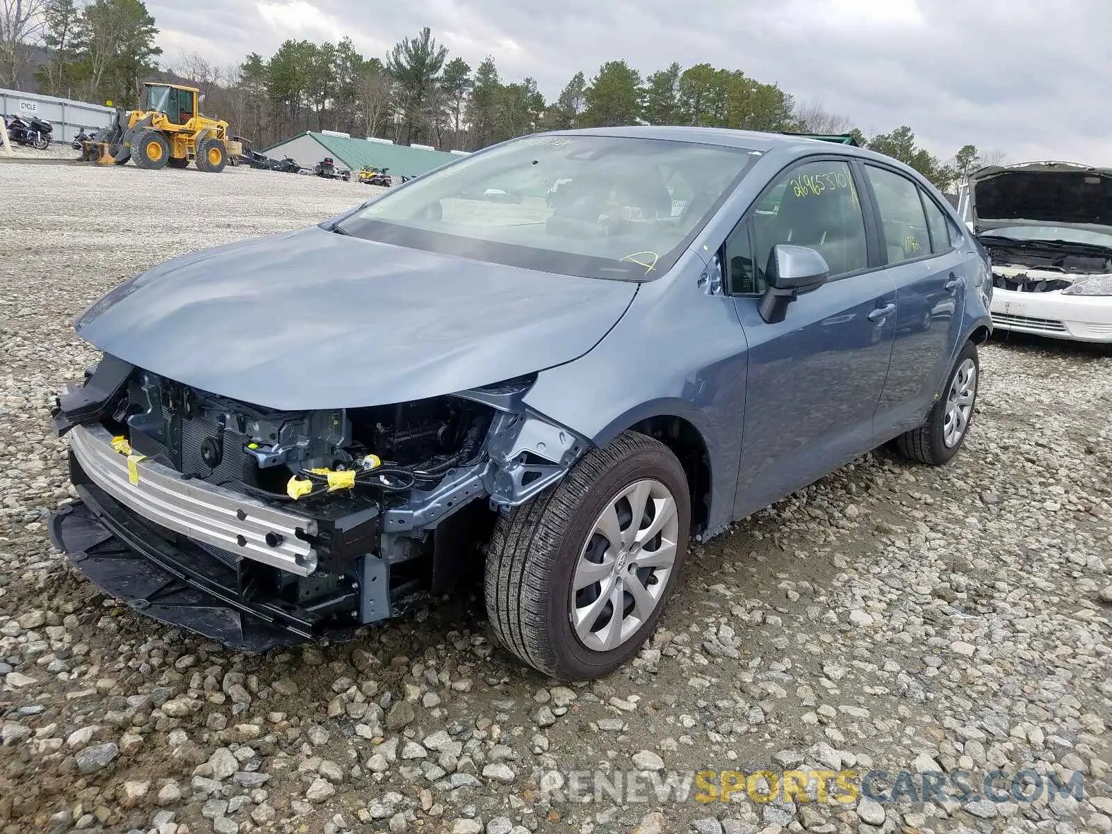 2 Photograph of a damaged car JTDEPRAE5LJ042985 TOYOTA COROLLA 2020