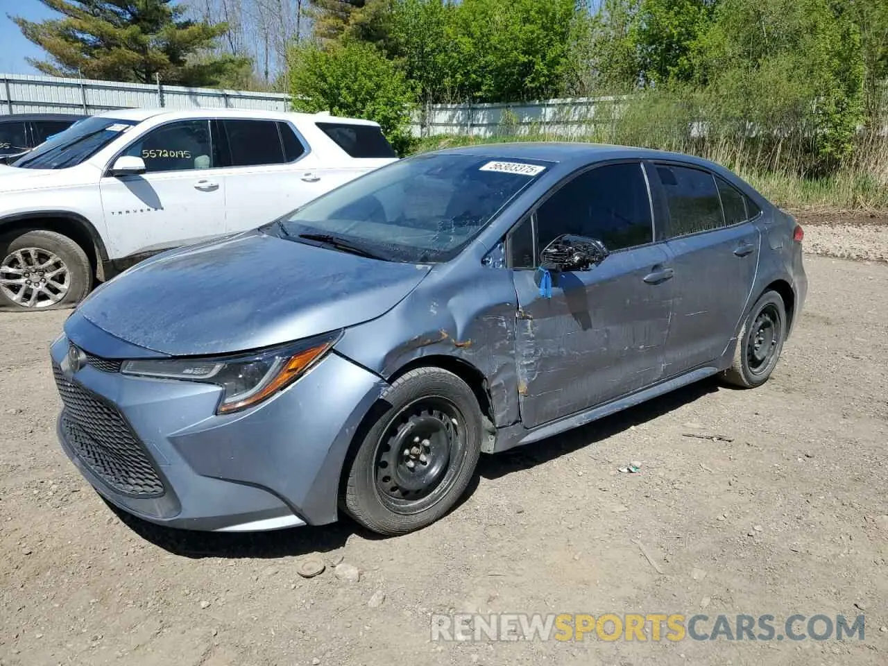 1 Фотография поврежденного автомобиля JTDEPRAE5LJ043361 TOYOTA COROLLA 2020