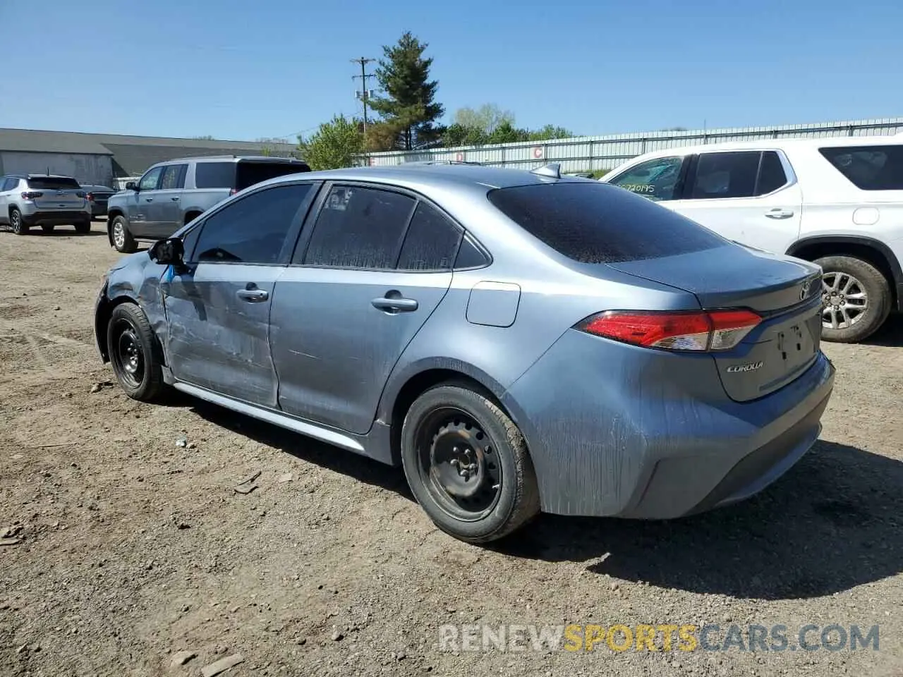 2 Фотография поврежденного автомобиля JTDEPRAE5LJ043361 TOYOTA COROLLA 2020