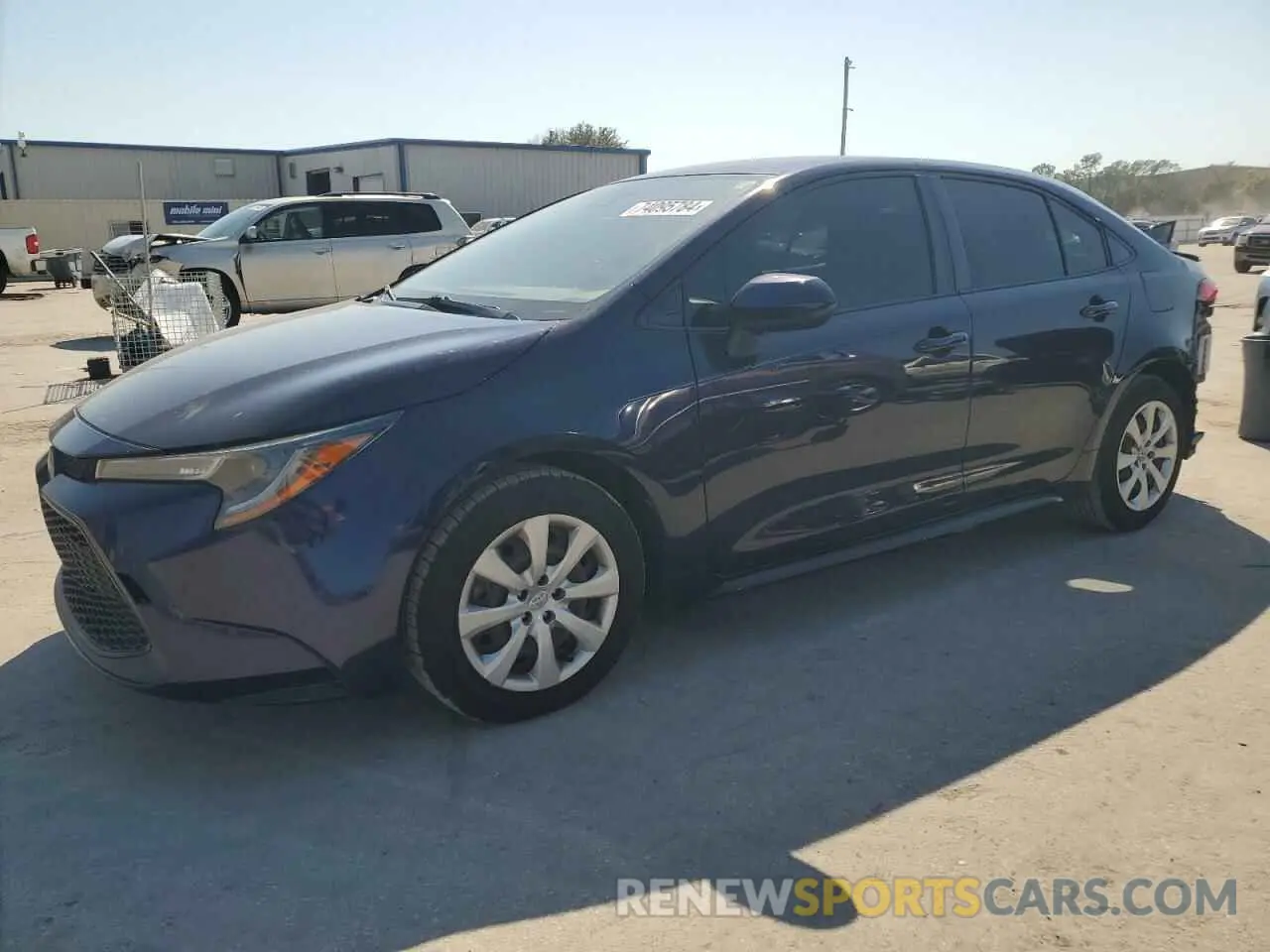 1 Photograph of a damaged car JTDEPRAE5LJ046163 TOYOTA COROLLA 2020