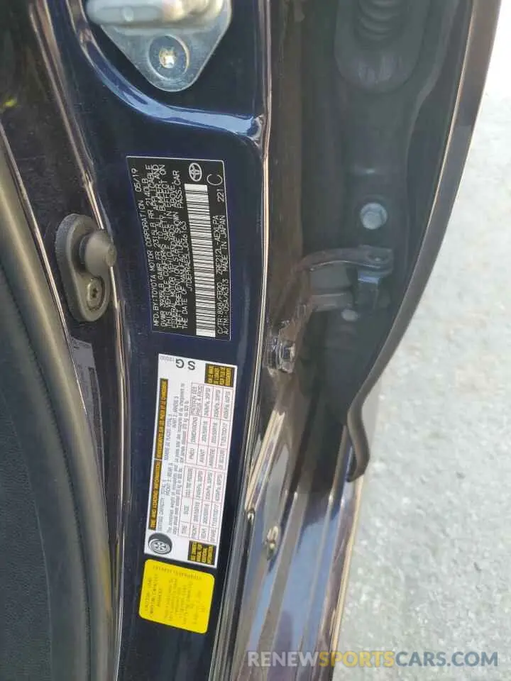 12 Photograph of a damaged car JTDEPRAE5LJ046163 TOYOTA COROLLA 2020