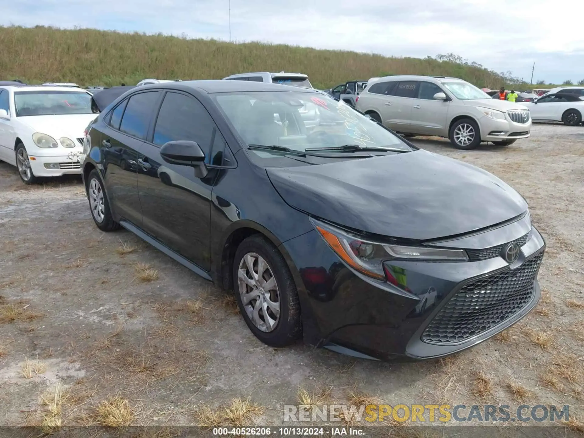 1 Photograph of a damaged car JTDEPRAE5LJ061035 TOYOTA COROLLA 2020