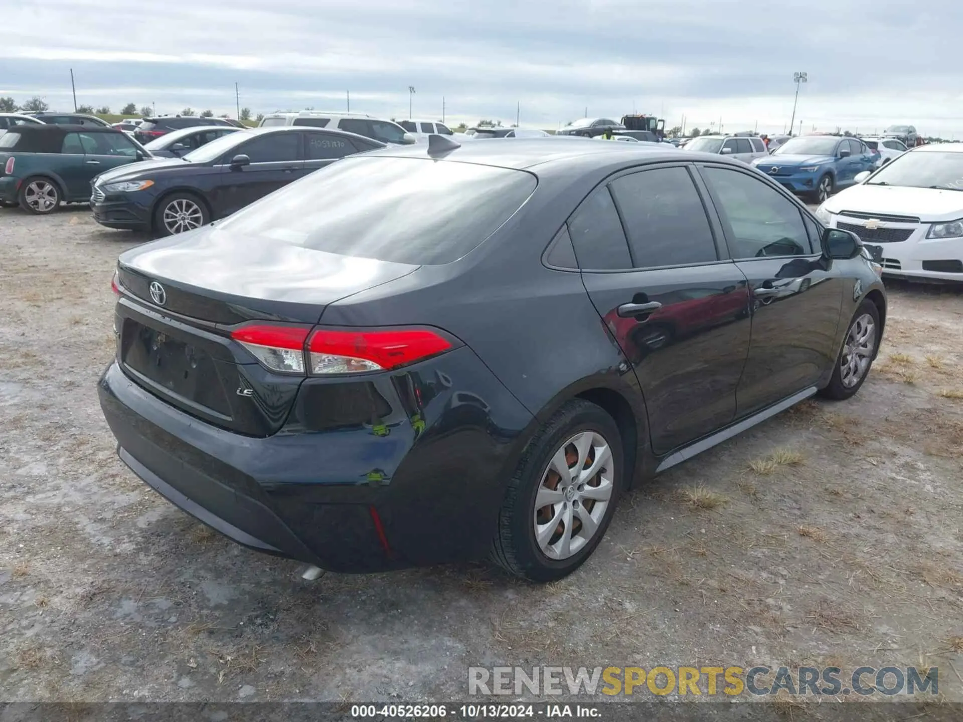 4 Photograph of a damaged car JTDEPRAE5LJ061035 TOYOTA COROLLA 2020