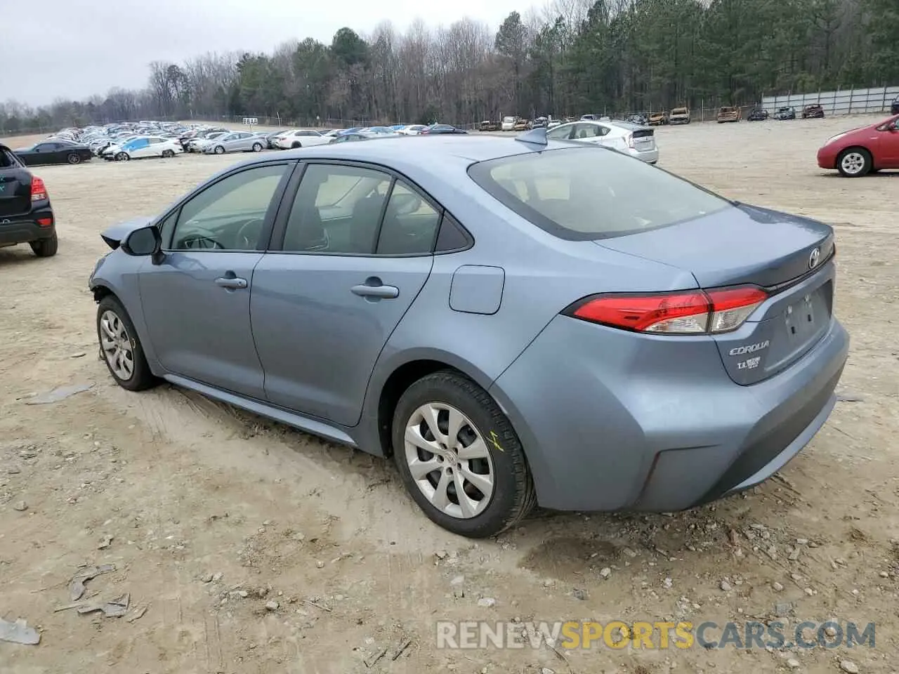2 Фотография поврежденного автомобиля JTDEPRAE5LJ063884 TOYOTA COROLLA 2020