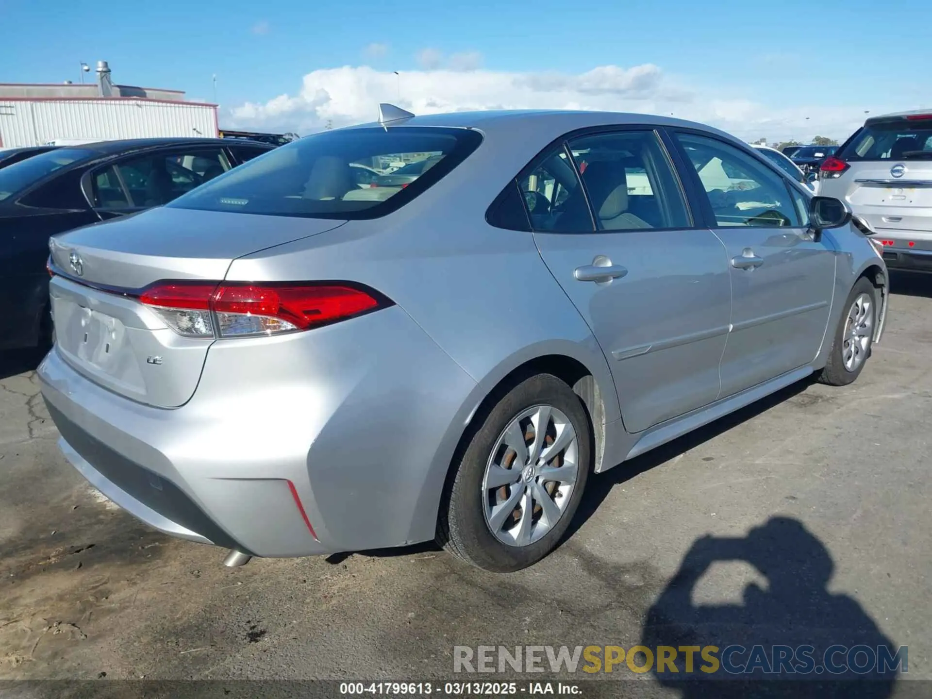 4 Фотография поврежденного автомобиля JTDEPRAE5LJ065182 TOYOTA COROLLA 2020