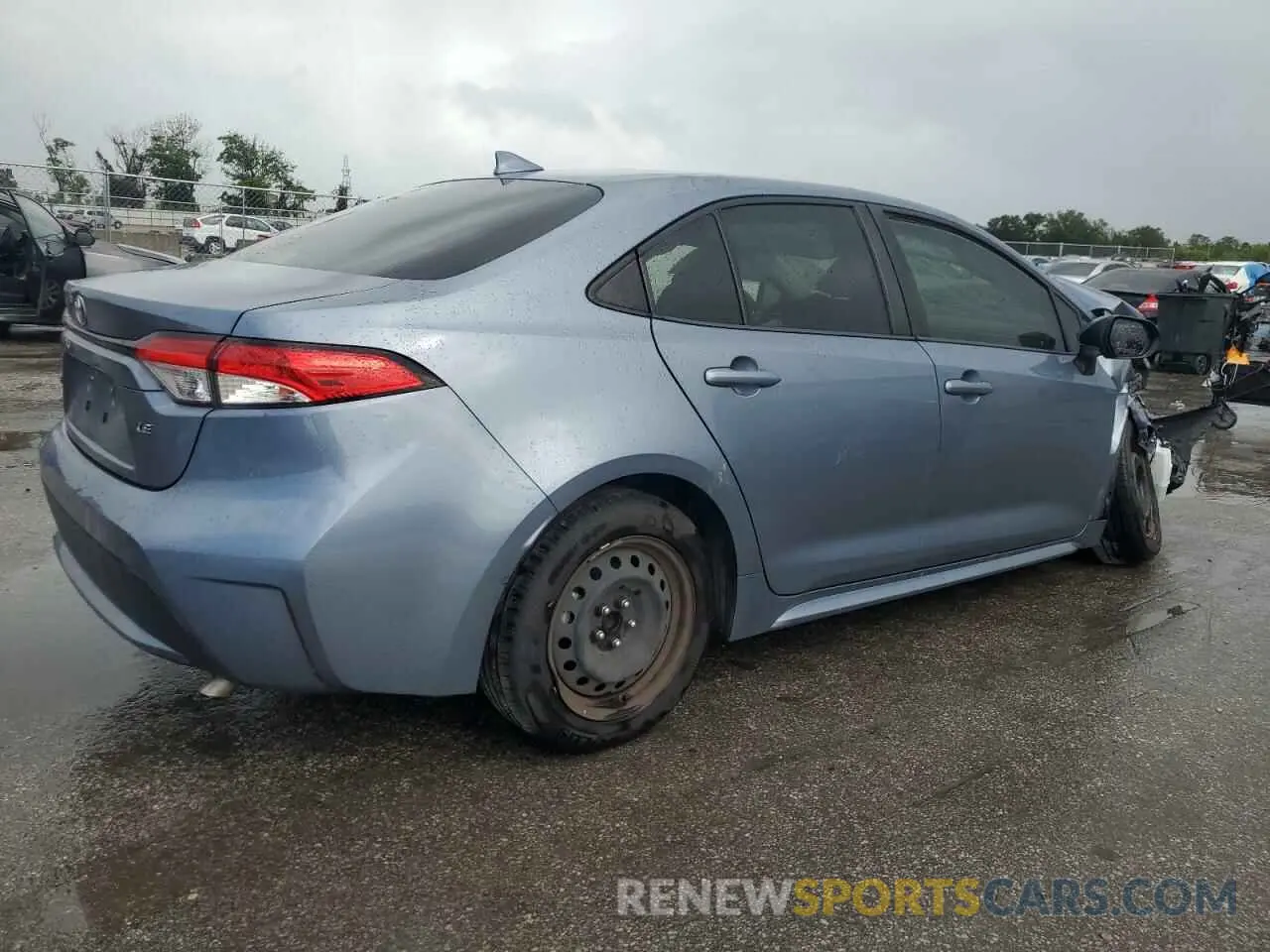 3 Photograph of a damaged car JTDEPRAE5LJ072701 TOYOTA COROLLA 2020