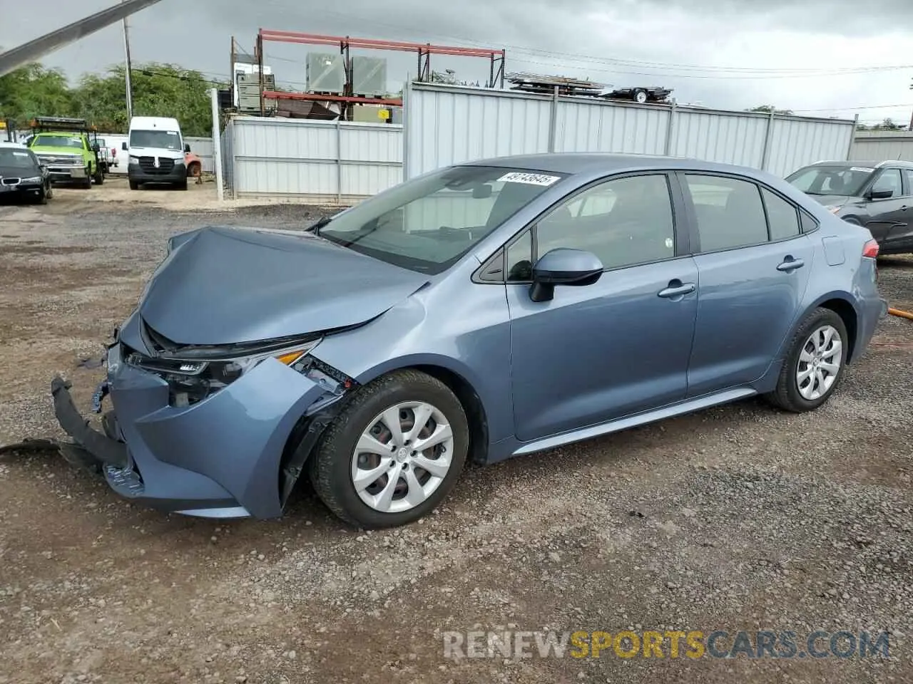 1 Photograph of a damaged car JTDEPRAE5LJ078143 TOYOTA COROLLA 2020