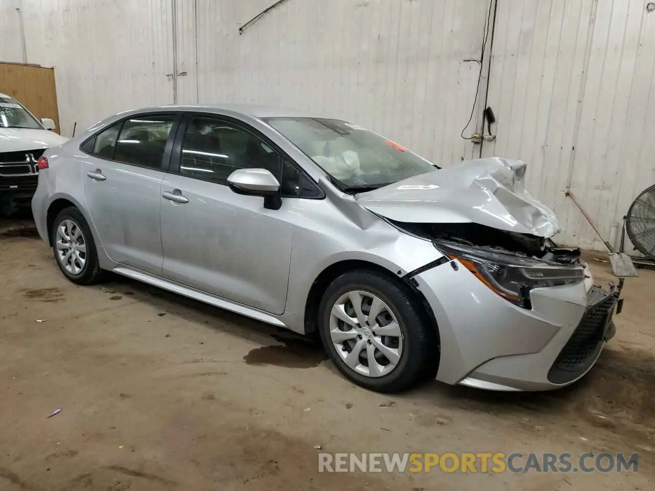 4 Photograph of a damaged car JTDEPRAE5LJ087568 TOYOTA COROLLA 2020