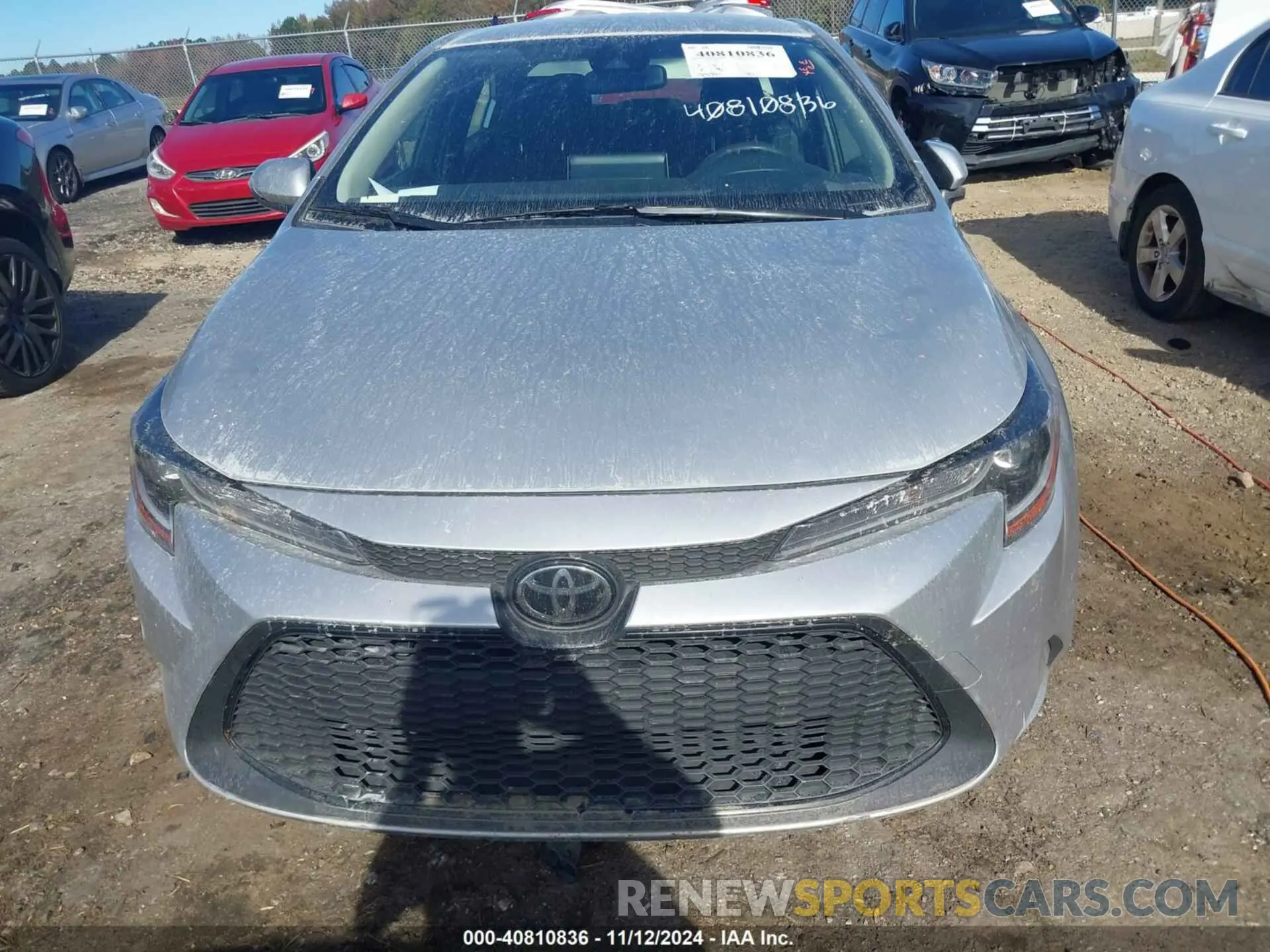13 Photograph of a damaged car JTDEPRAE5LJ088753 TOYOTA COROLLA 2020