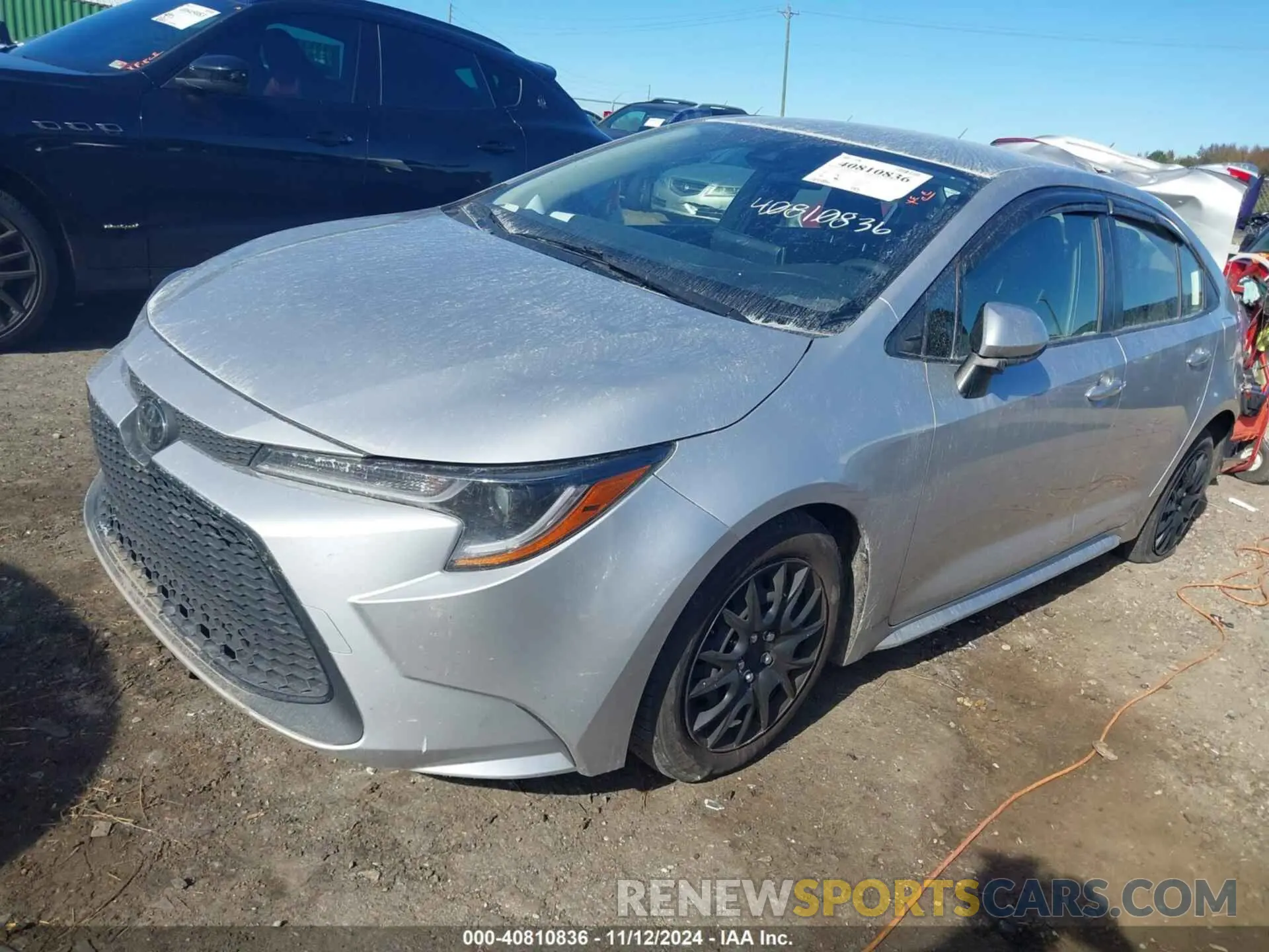2 Photograph of a damaged car JTDEPRAE5LJ088753 TOYOTA COROLLA 2020