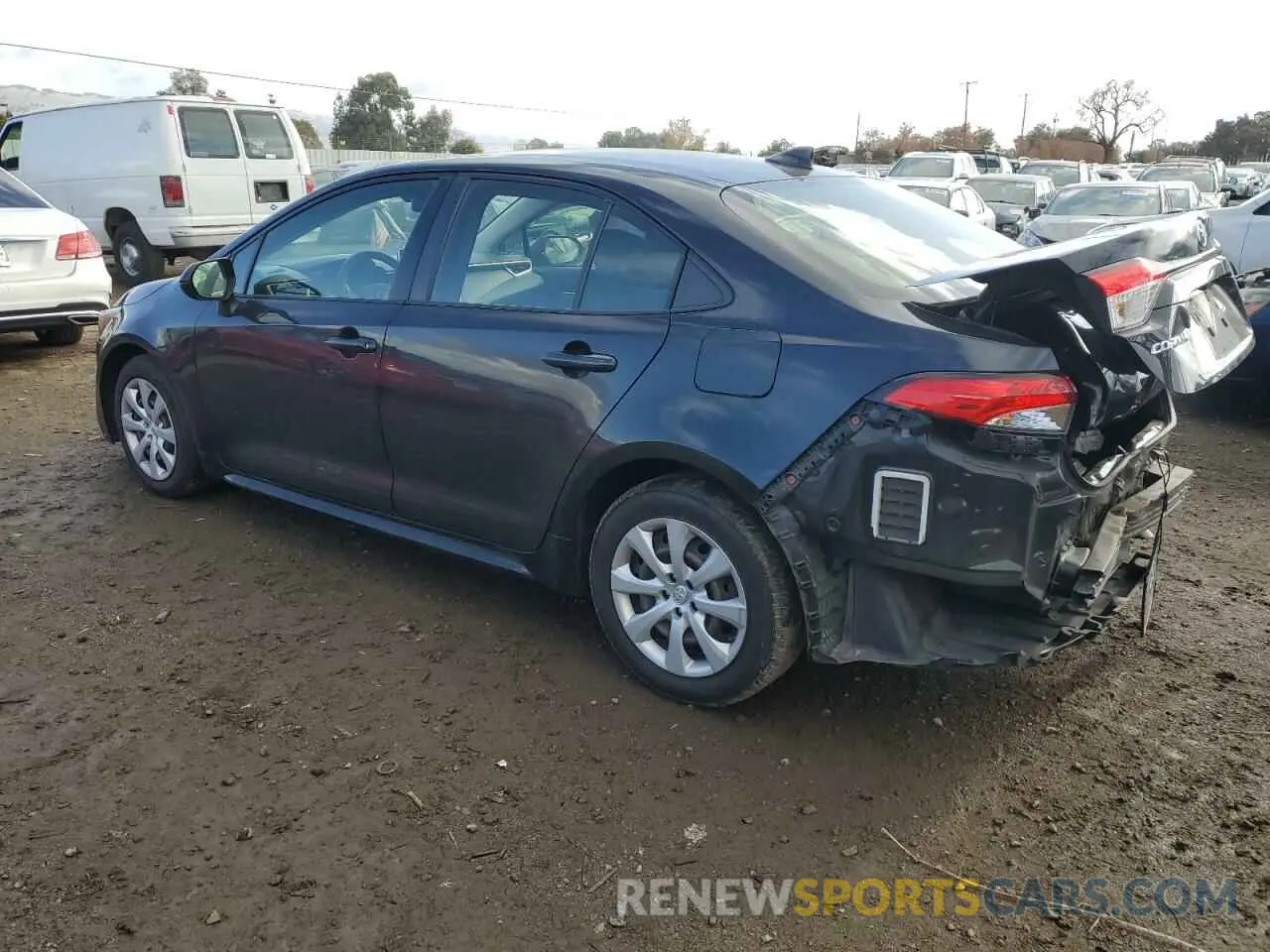 2 Фотография поврежденного автомобиля JTDEPRAE5LJ089000 TOYOTA COROLLA 2020