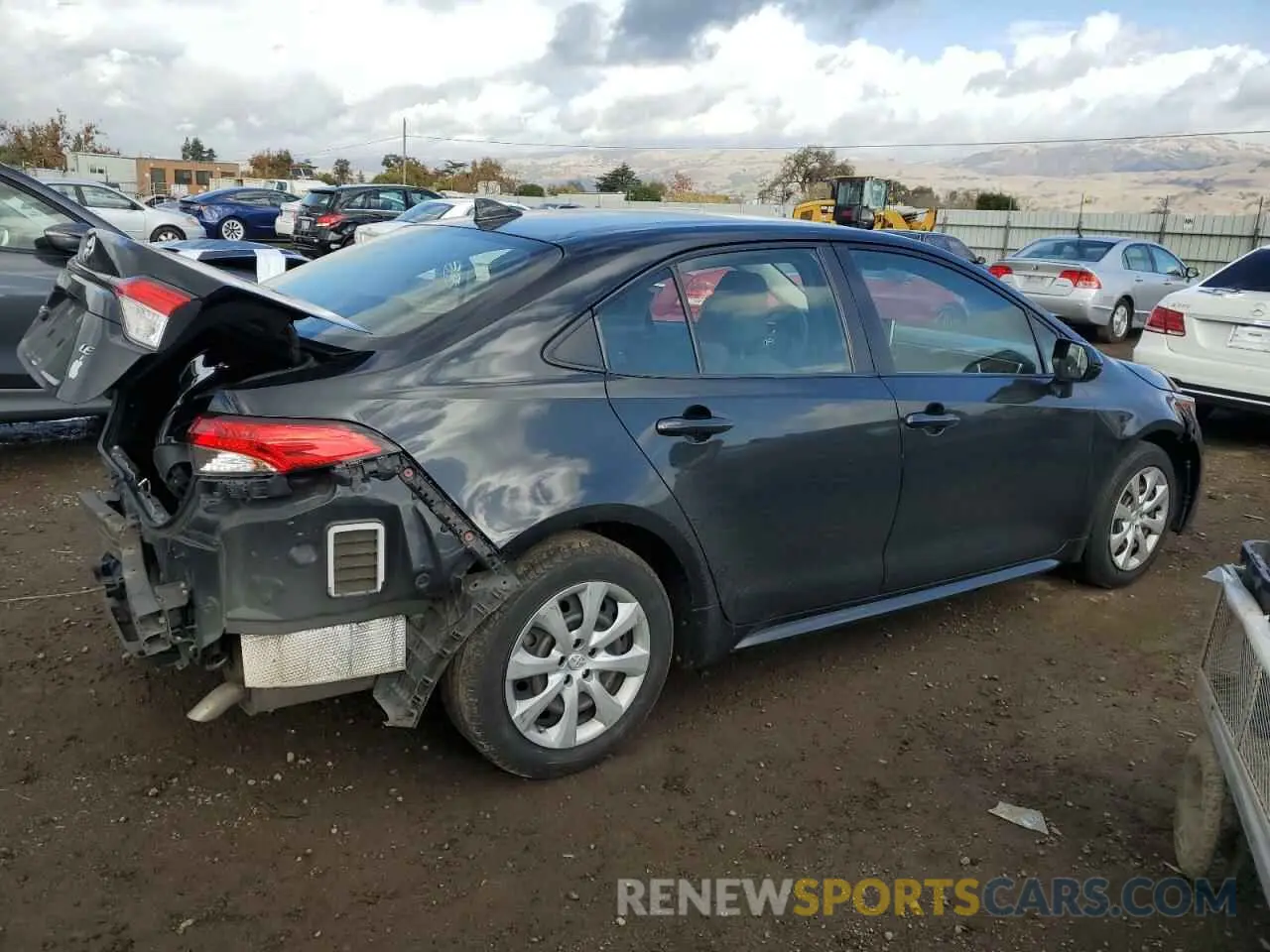3 Фотография поврежденного автомобиля JTDEPRAE5LJ089000 TOYOTA COROLLA 2020