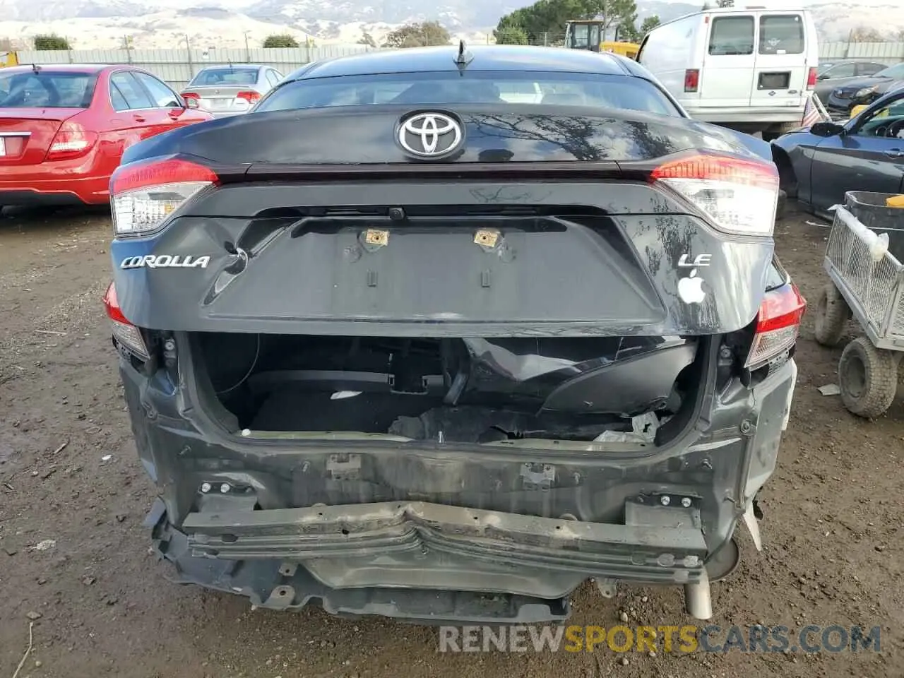 6 Фотография поврежденного автомобиля JTDEPRAE5LJ089000 TOYOTA COROLLA 2020