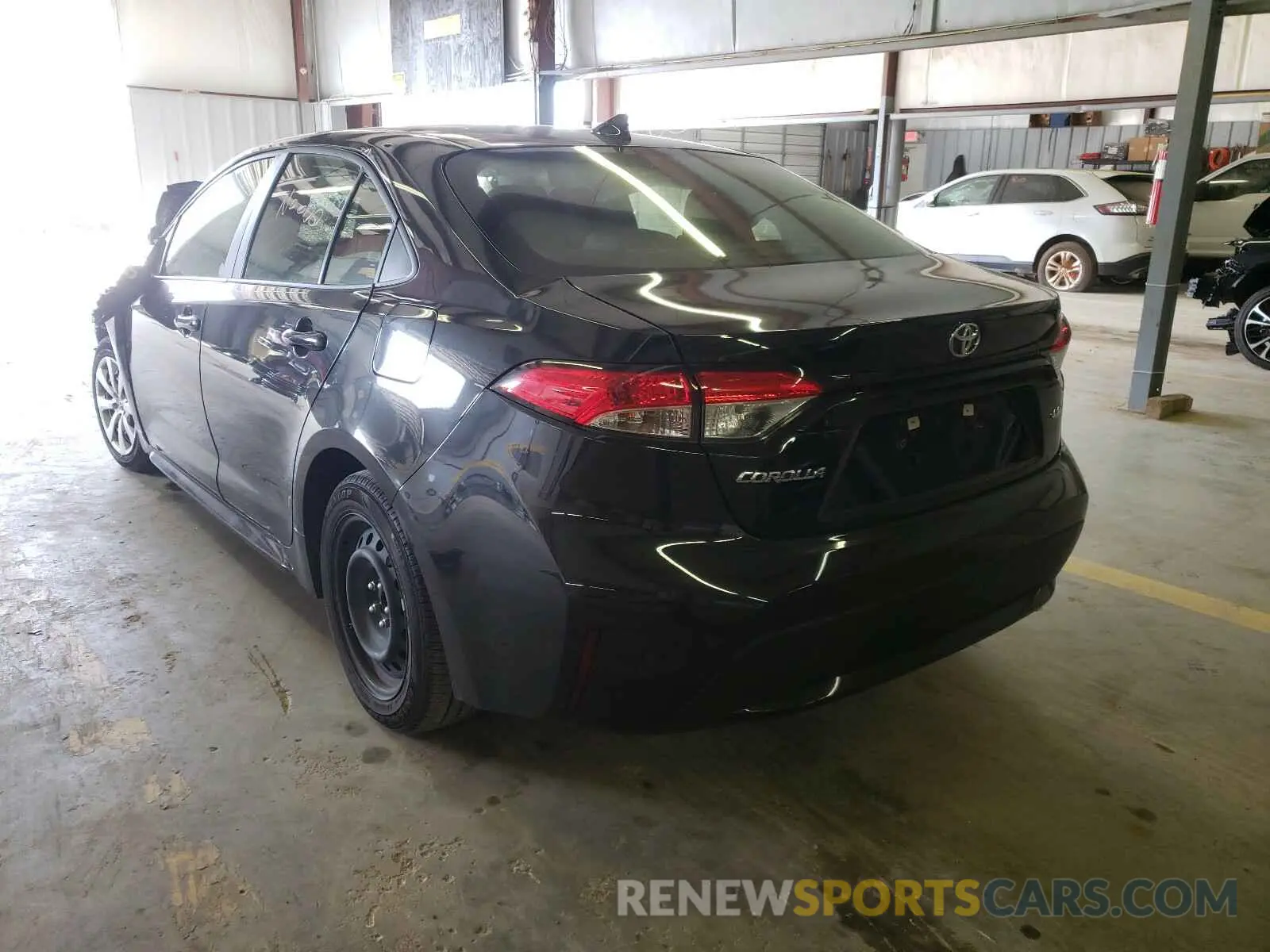 3 Photograph of a damaged car JTDEPRAE5LJ094052 TOYOTA COROLLA 2020
