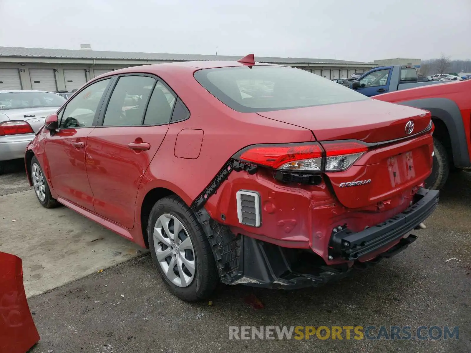3 Photograph of a damaged car JTDEPRAE5LJ096982 TOYOTA COROLLA 2020