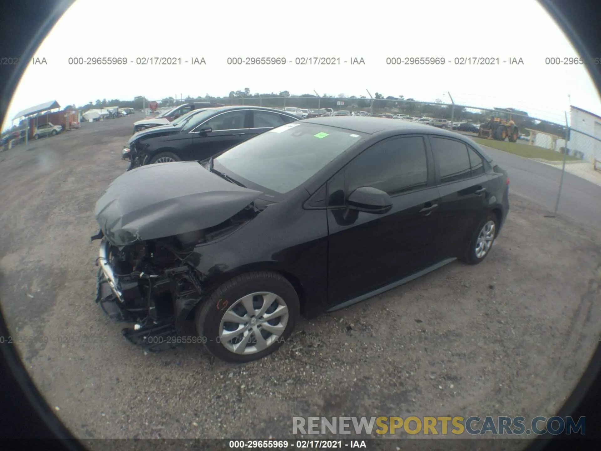 2 Photograph of a damaged car JTDEPRAE5LJ102571 TOYOTA COROLLA 2020