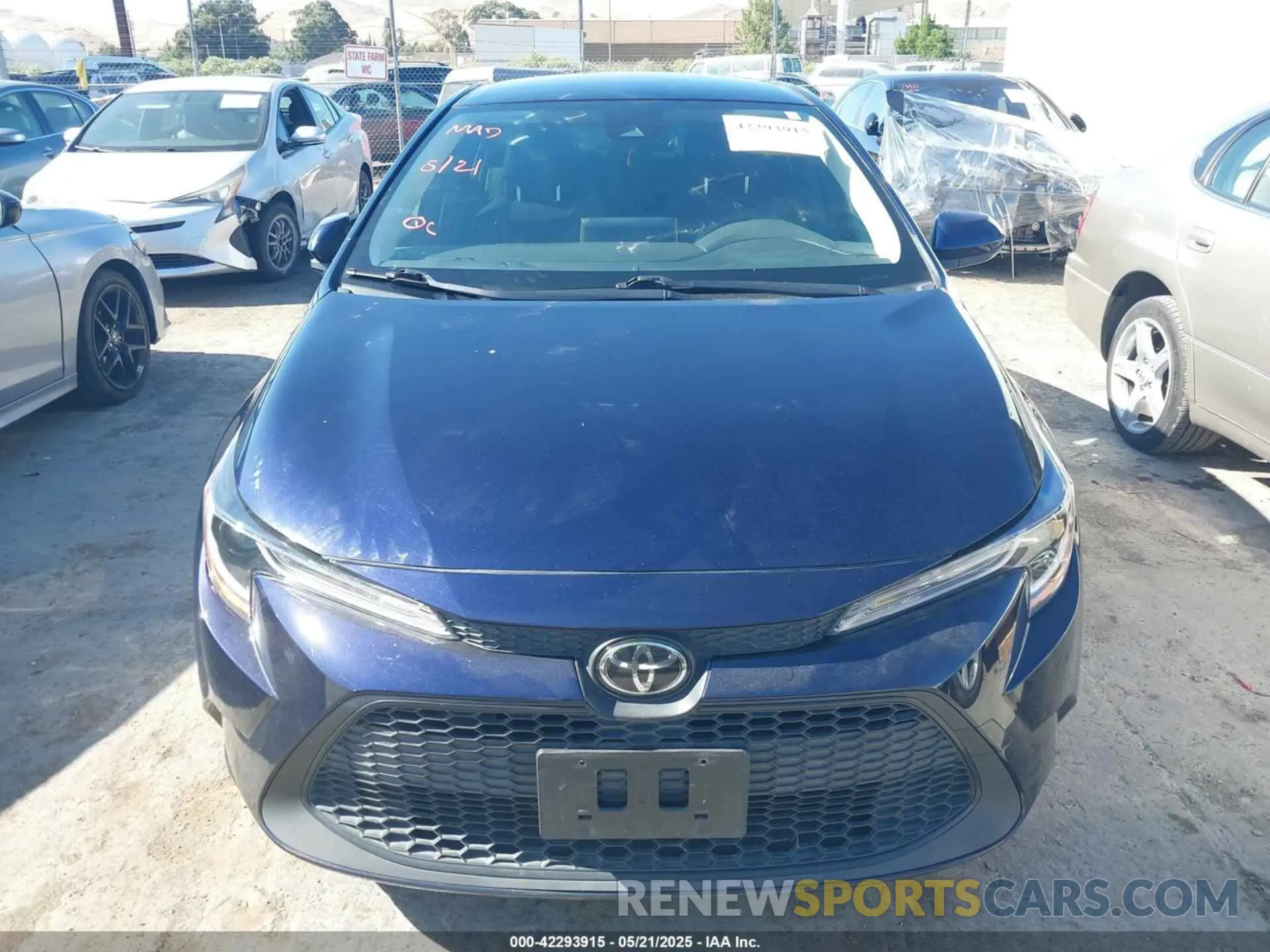 12 Фотография поврежденного автомобиля JTDEPRAE5LJ106605 TOYOTA COROLLA 2020