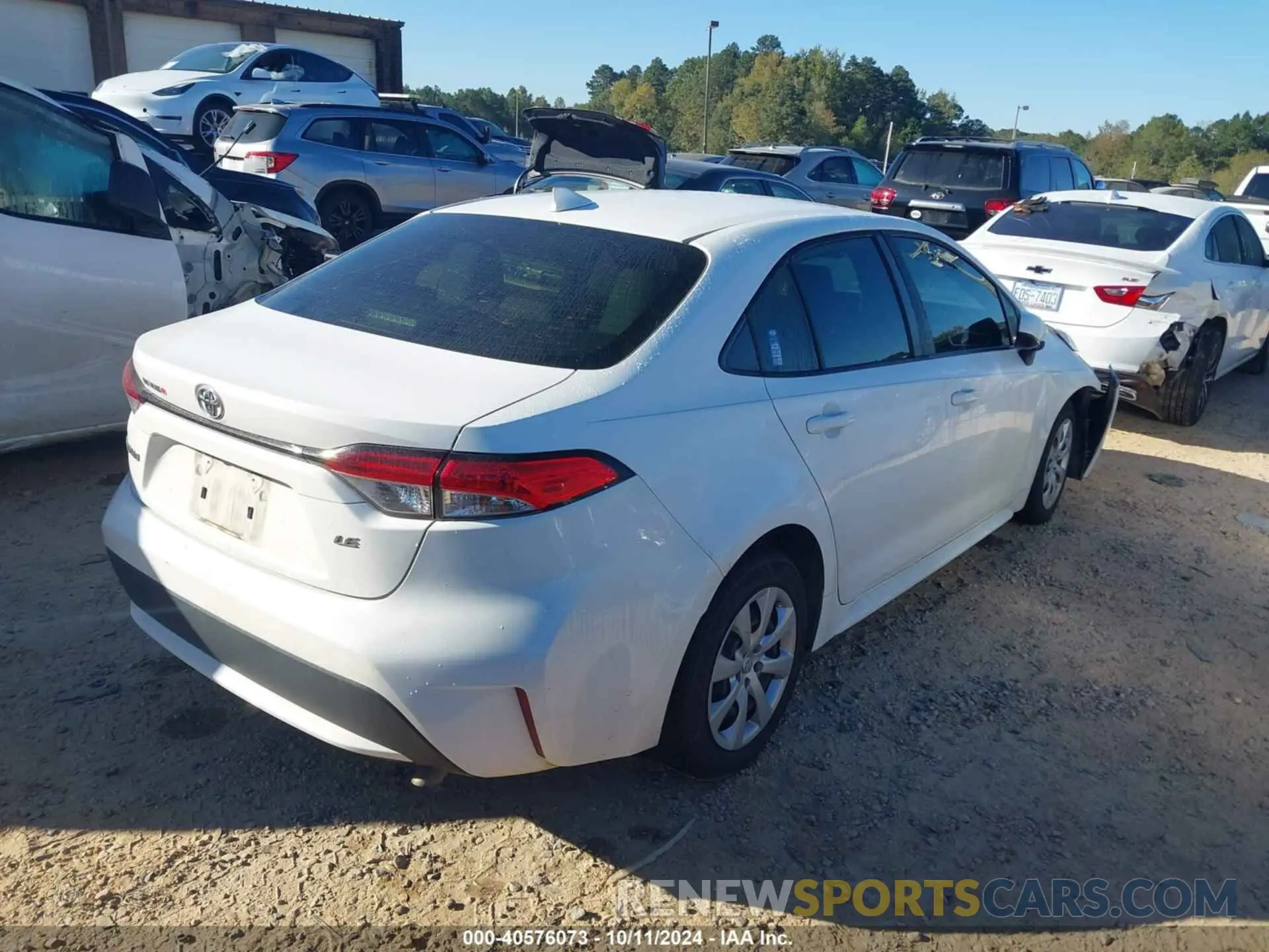 4 Фотография поврежденного автомобиля JTDEPRAE5LJ106877 TOYOTA COROLLA 2020