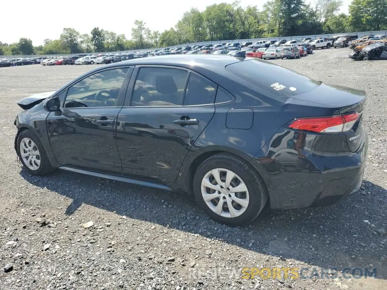 2 Photograph of a damaged car JTDEPRAE5LJ111982 TOYOTA COROLLA 2020
