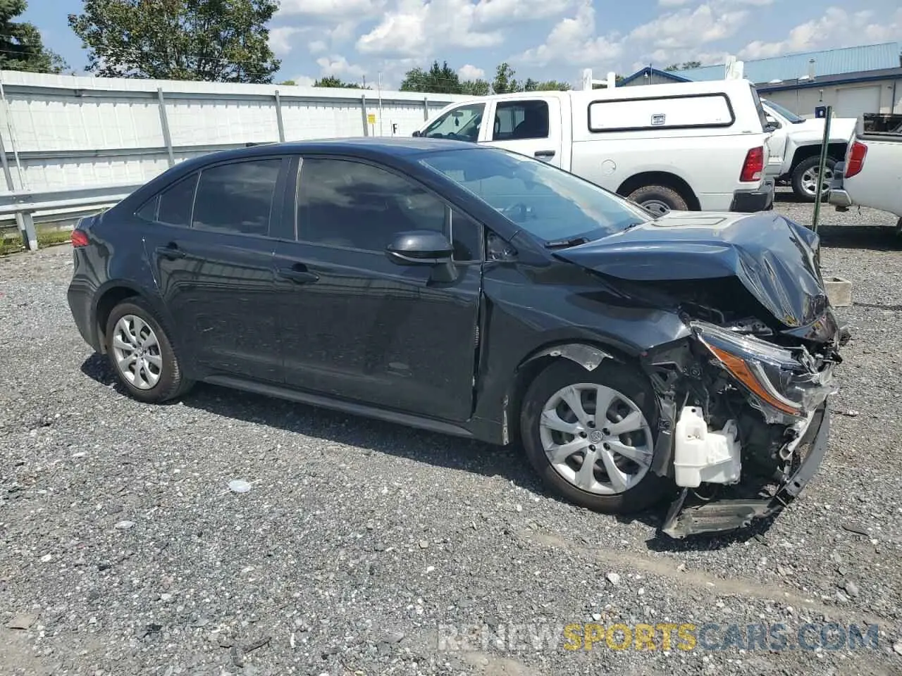 4 Photograph of a damaged car JTDEPRAE5LJ111982 TOYOTA COROLLA 2020