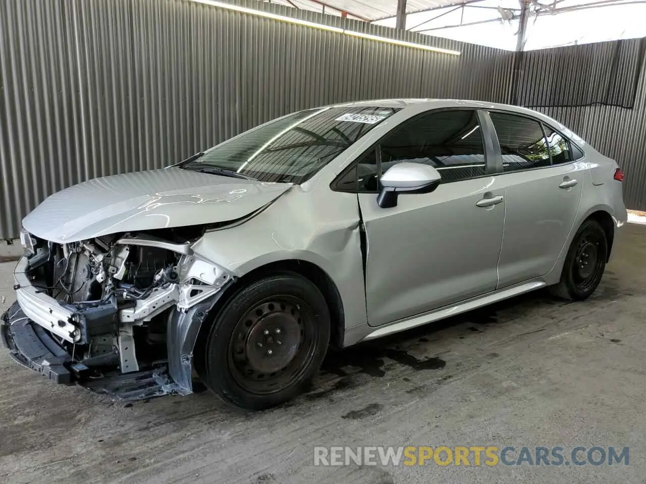 1 Фотография поврежденного автомобиля JTDEPRAE5LJ113019 TOYOTA COROLLA 2020
