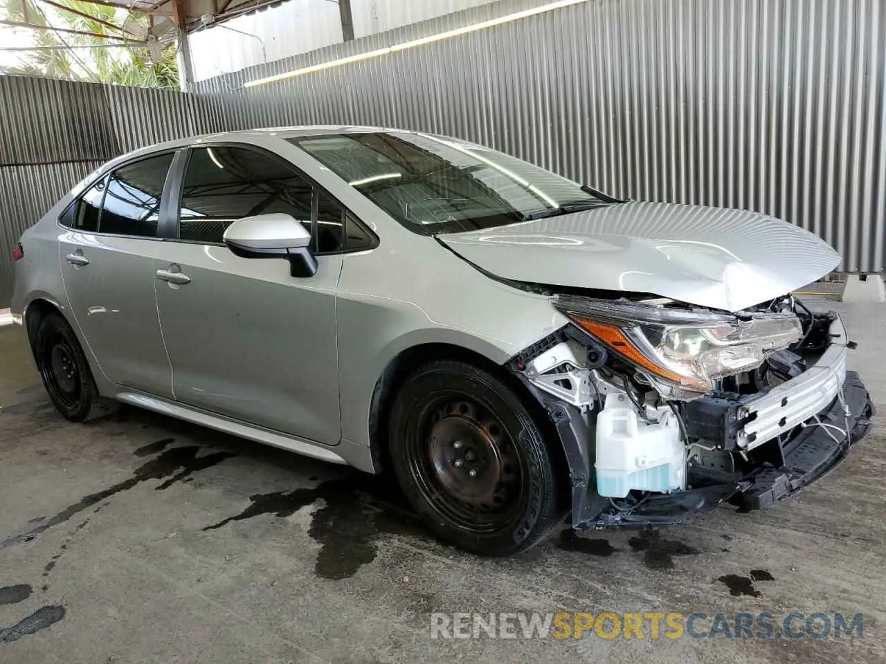 4 Фотография поврежденного автомобиля JTDEPRAE5LJ113019 TOYOTA COROLLA 2020